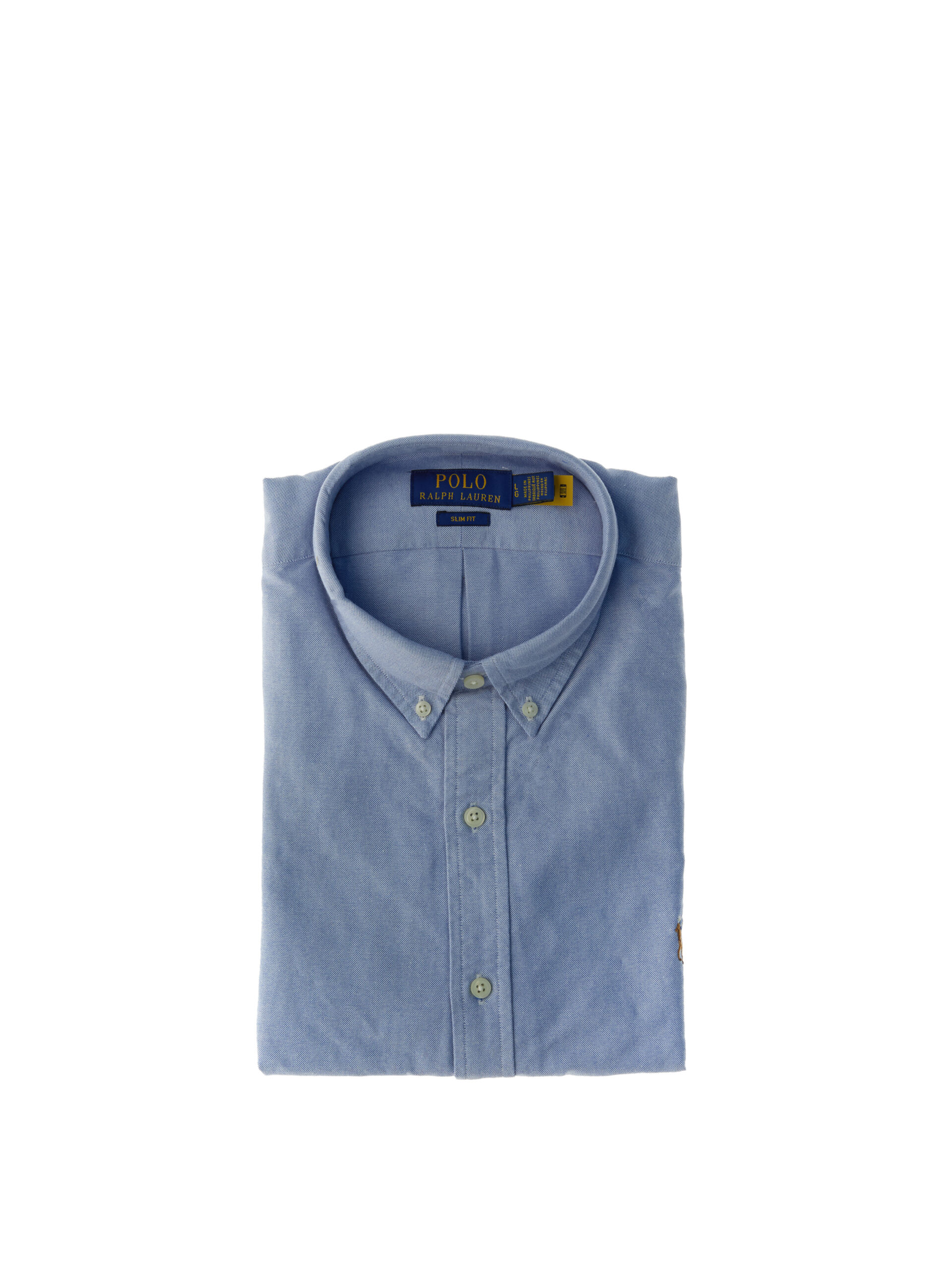 Camicia slim POLO CELESTE XL