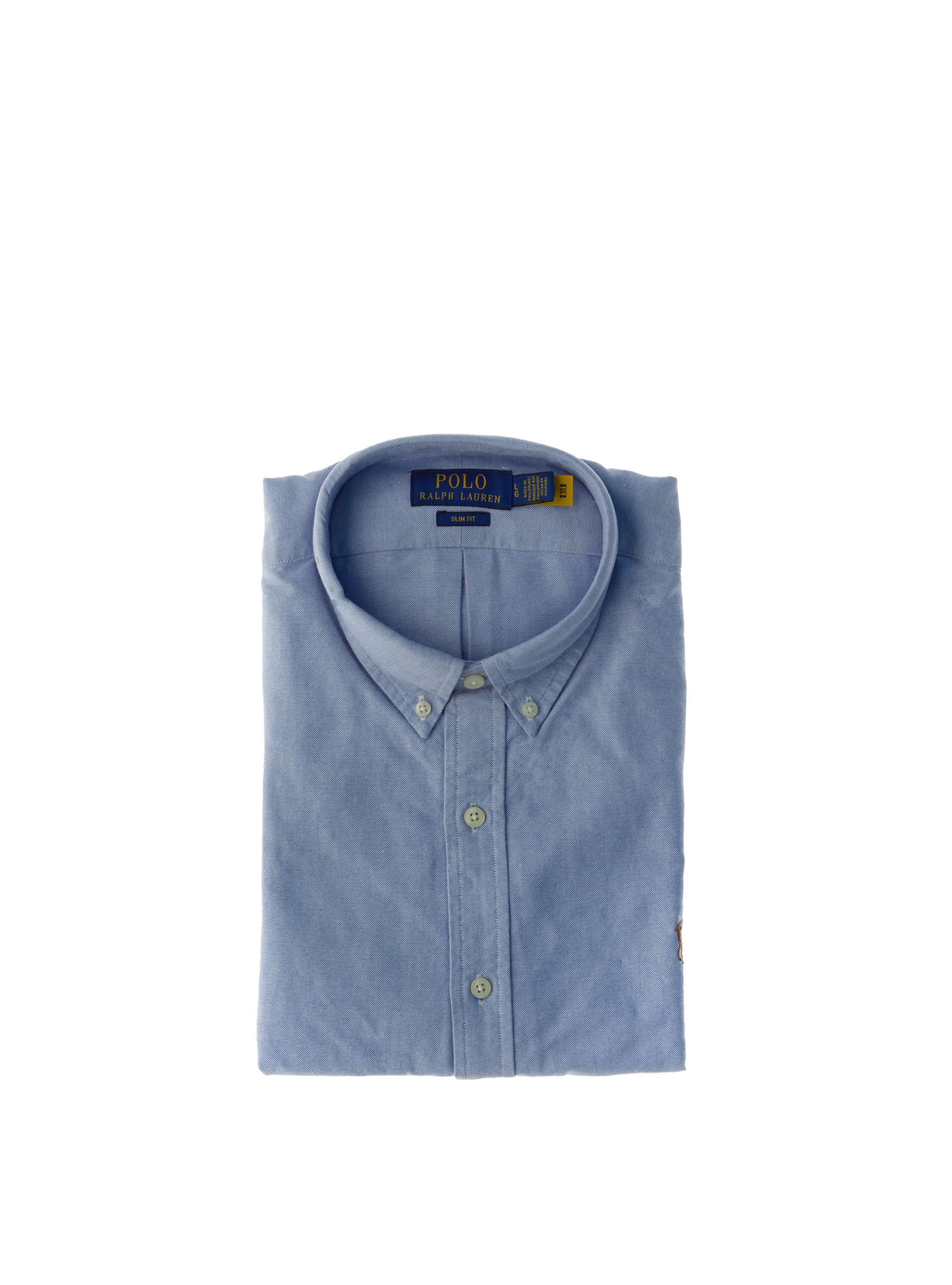 Camicia slim POLO CELESTE