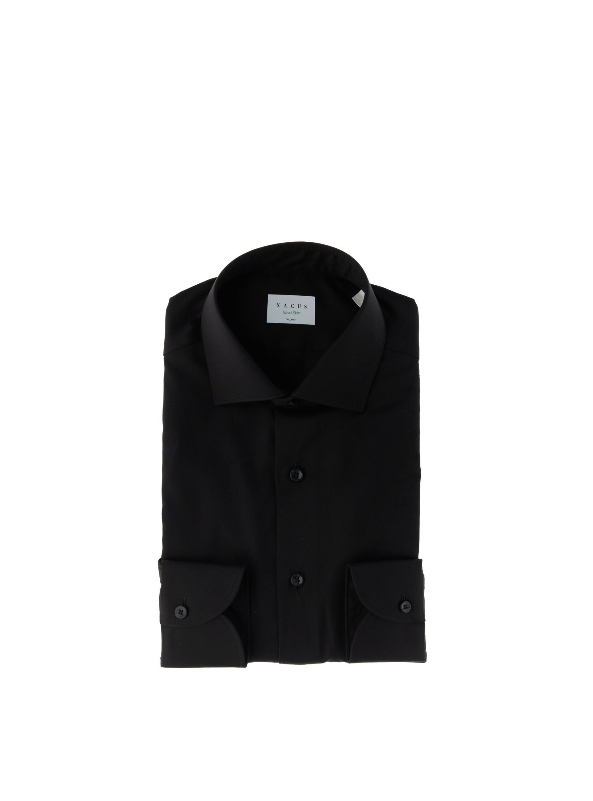 XACUS Camicia in cotone NERO 40