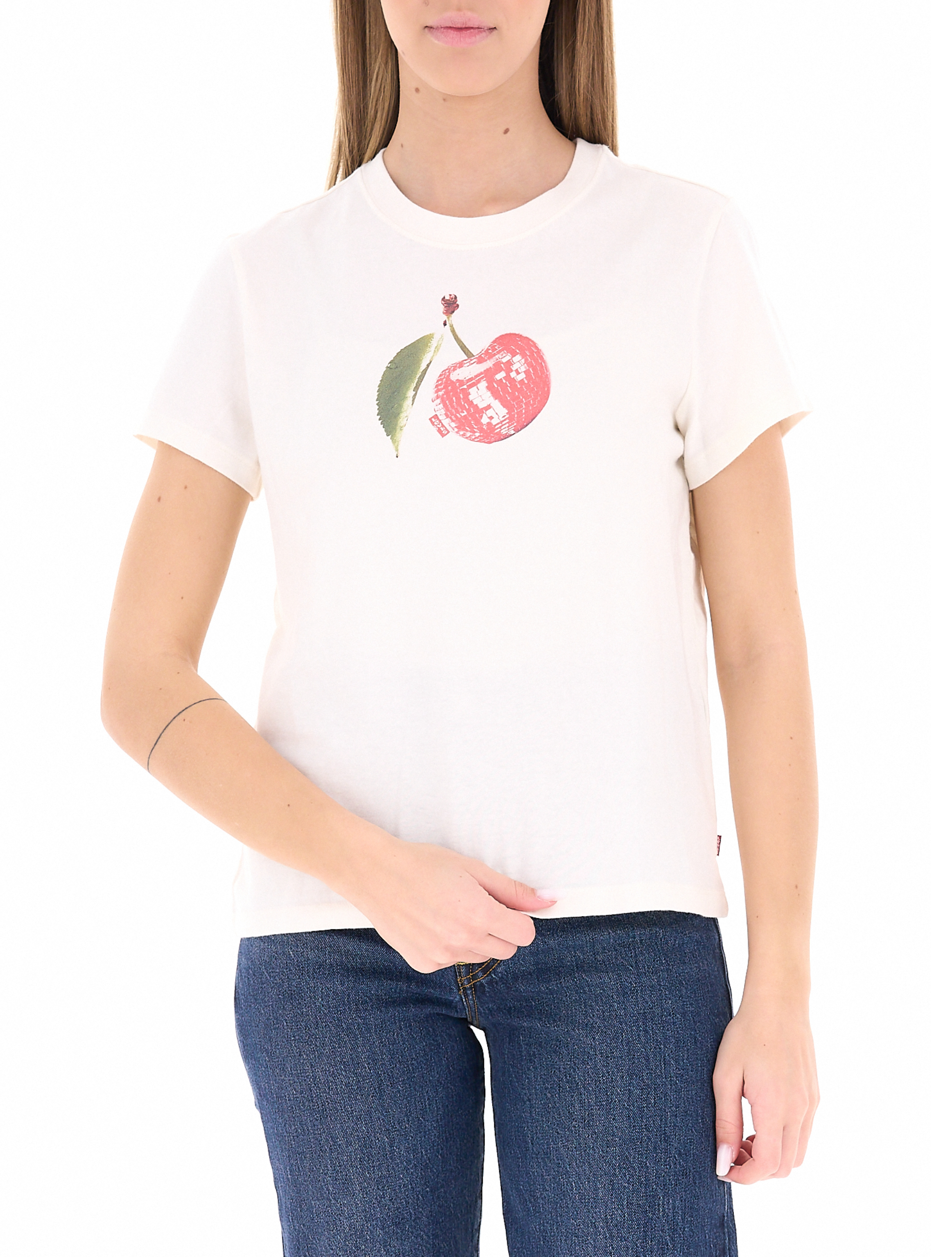 T-shirt girocollo LEVI'S PANNA