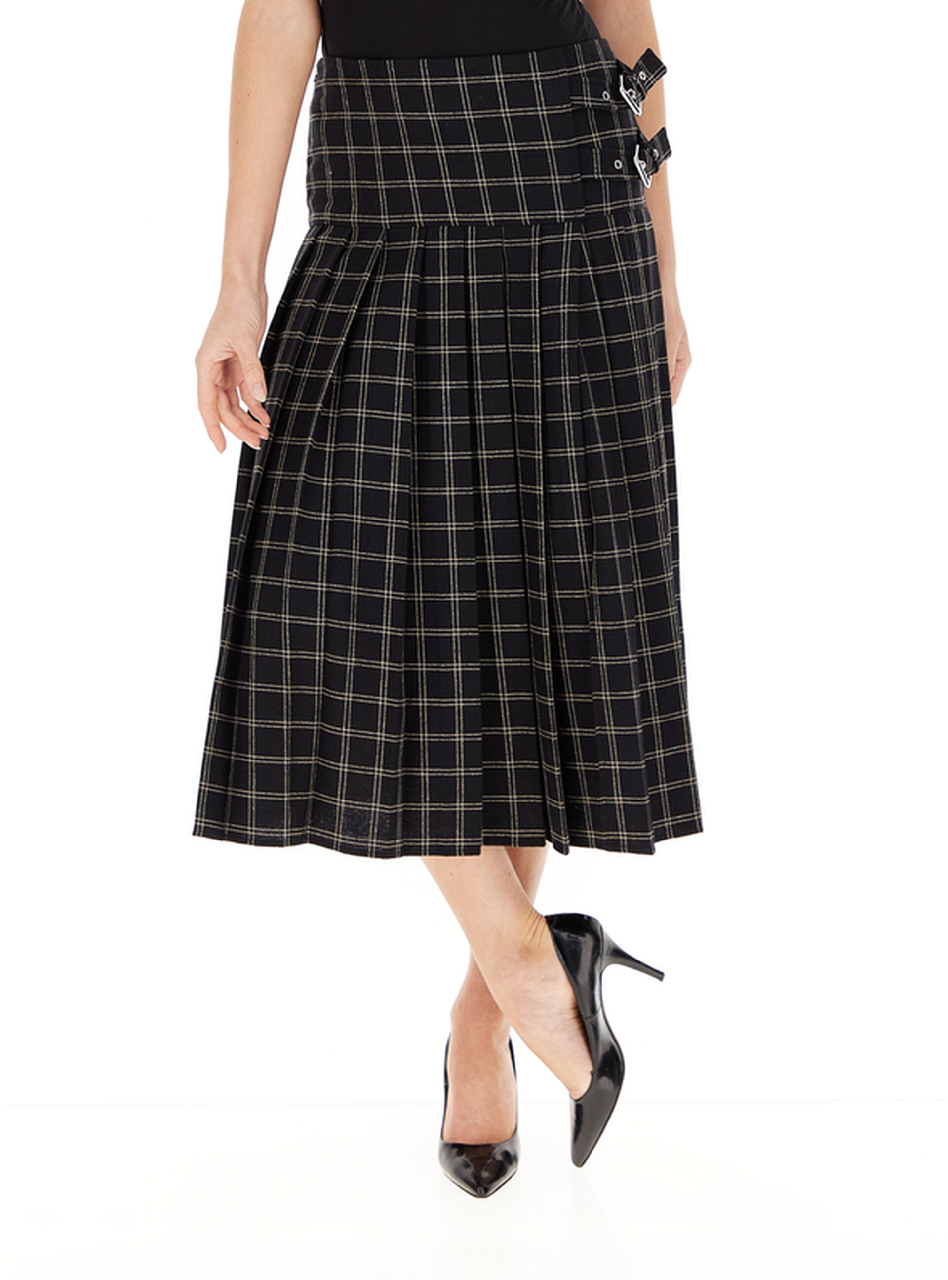 ANIYE BY Gonna misto cotone NERO