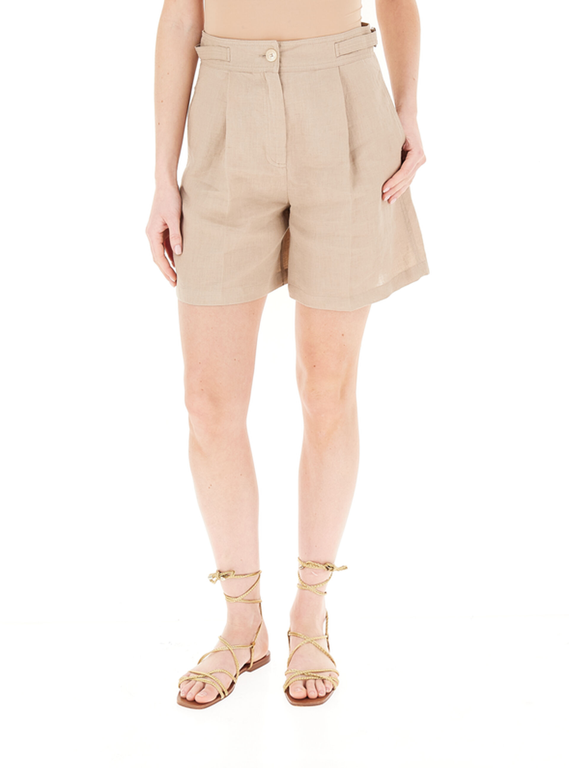PENNYBLACK Shorts in lino BEIGE