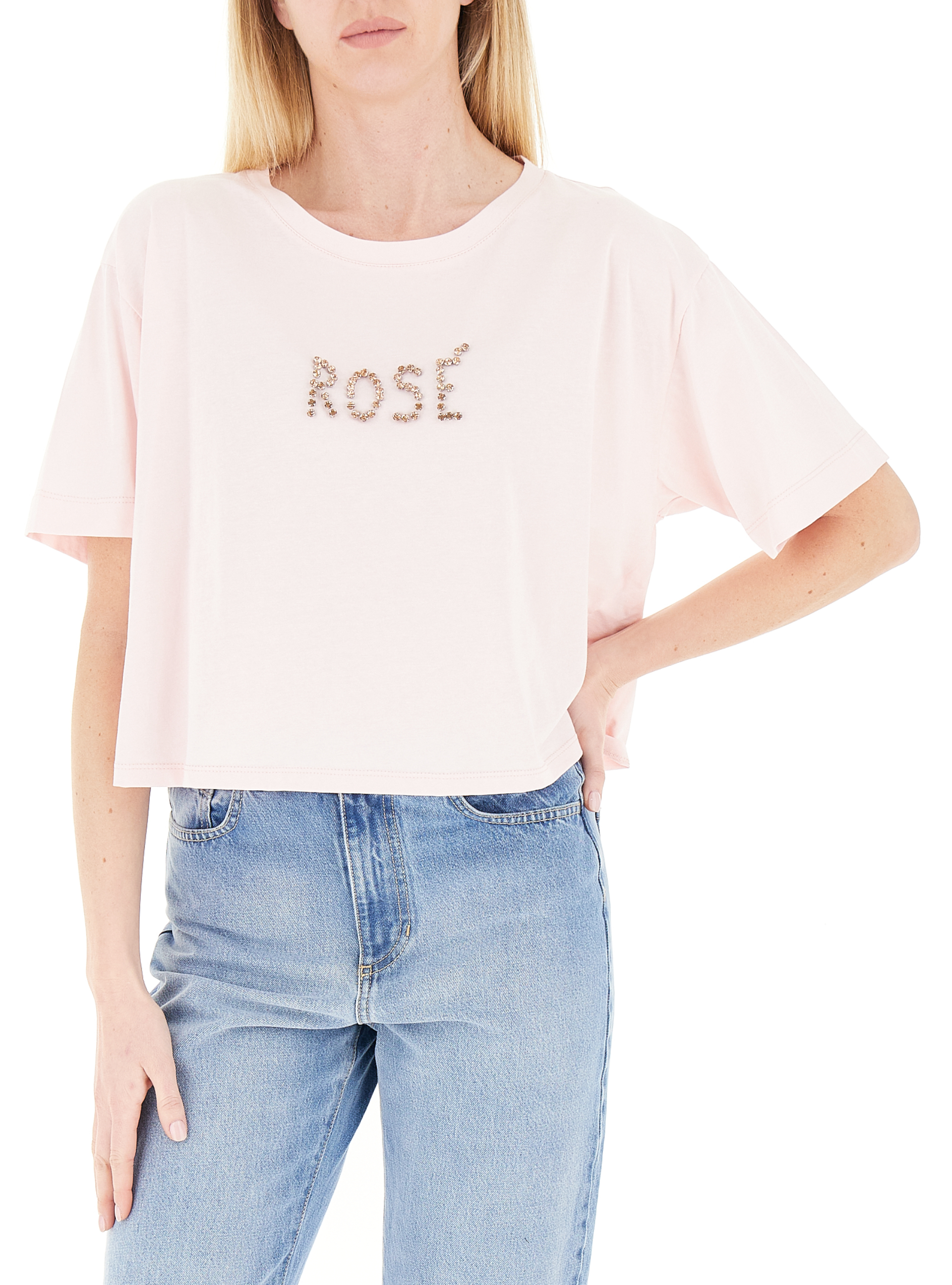 T-shirt girocollo ROSA