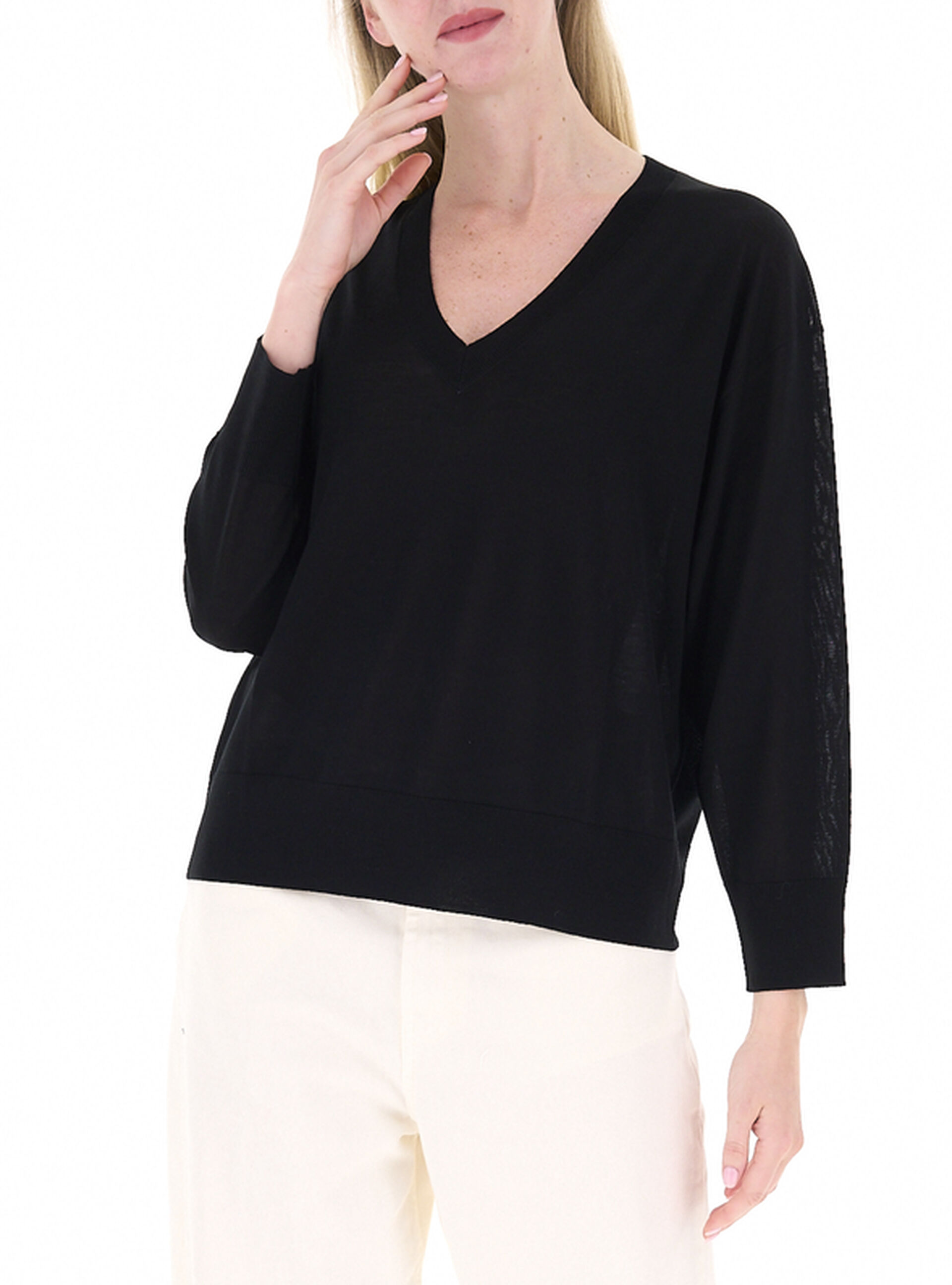 VICOLO Maglia in lana NERO L