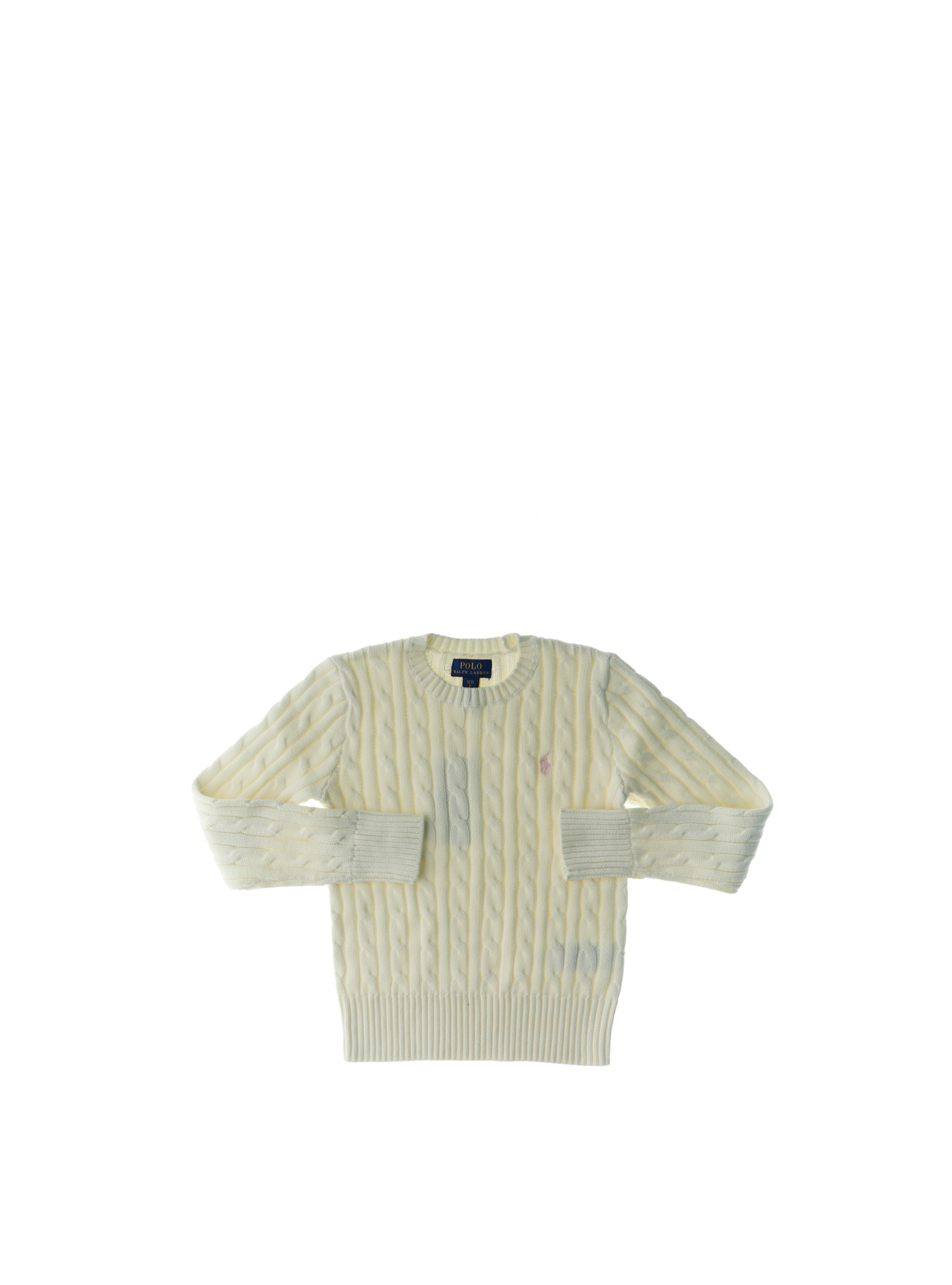 Maglione girocollo POLO BOYS PANNA S