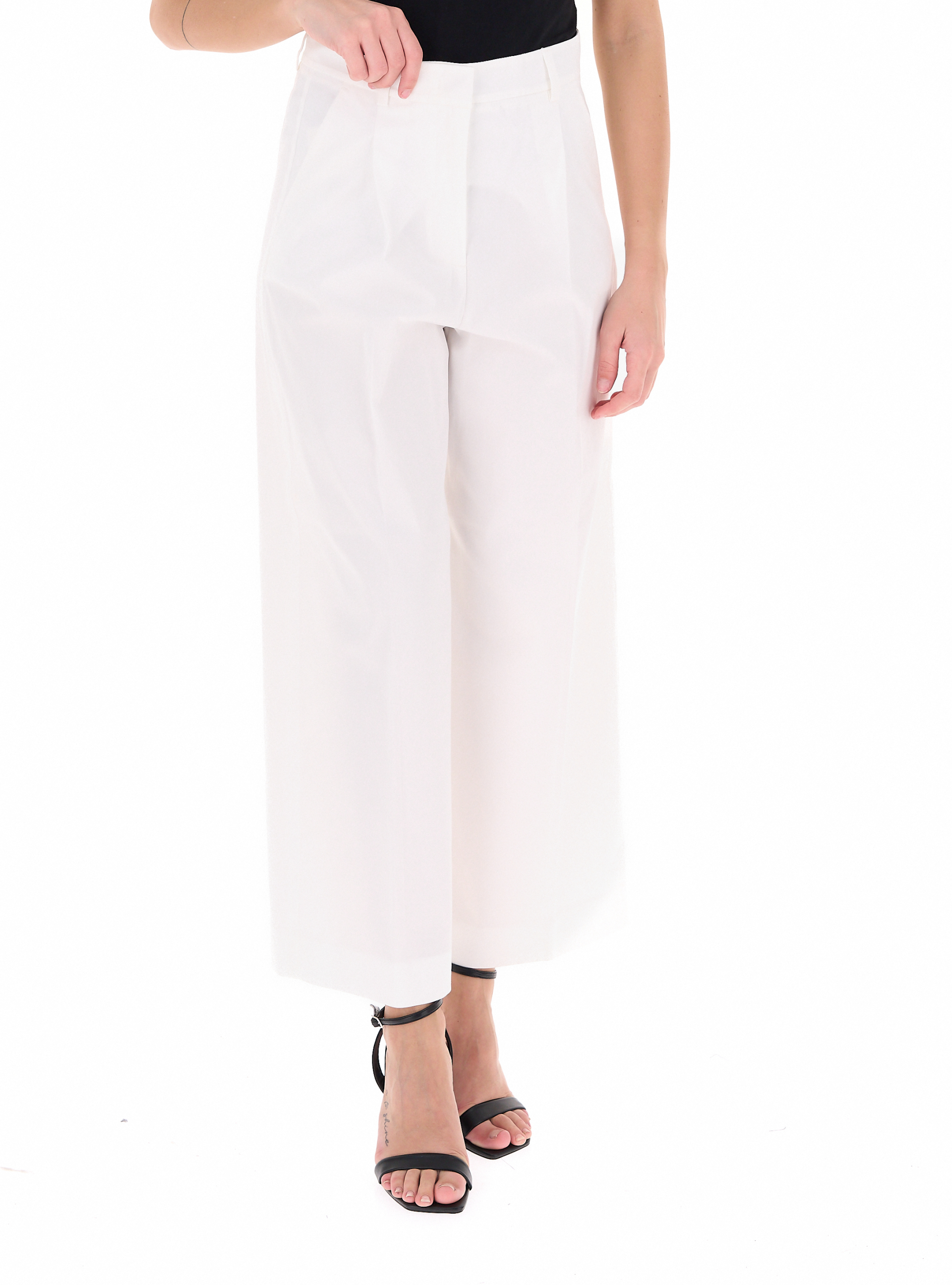 Pantalone in cotone PANNA