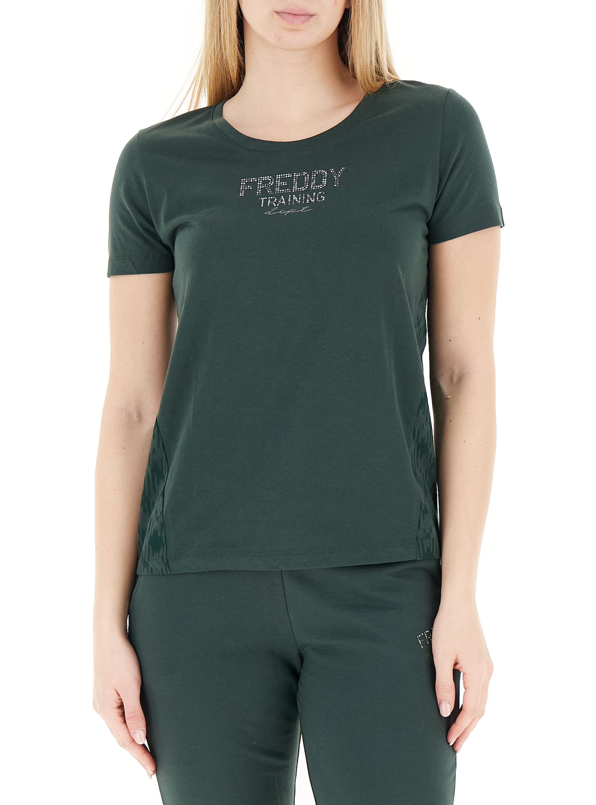 T-shirt girocollo VERDE SCURO