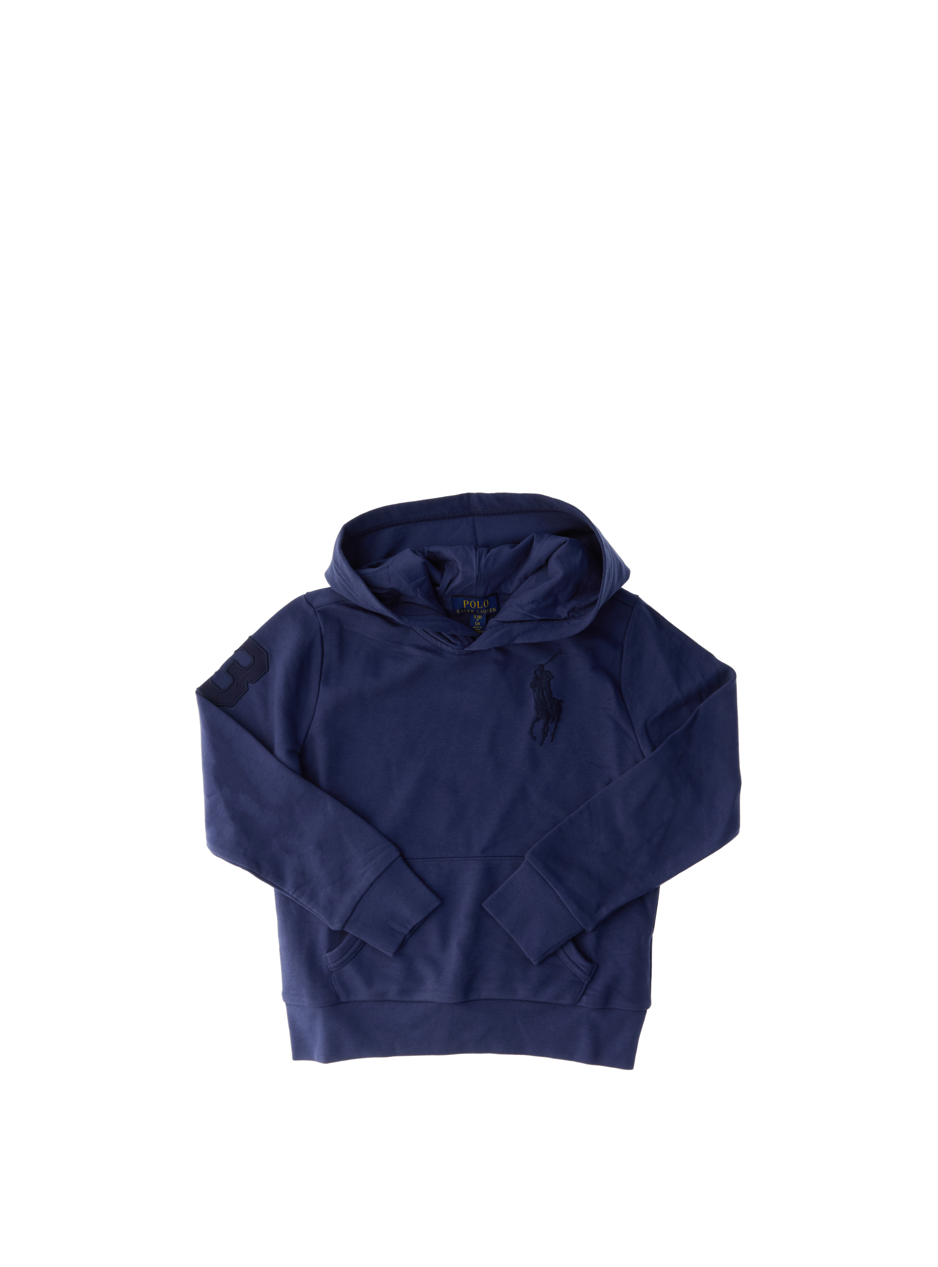 Felpa con cappuccio POLO BOYS BLU SCURO L