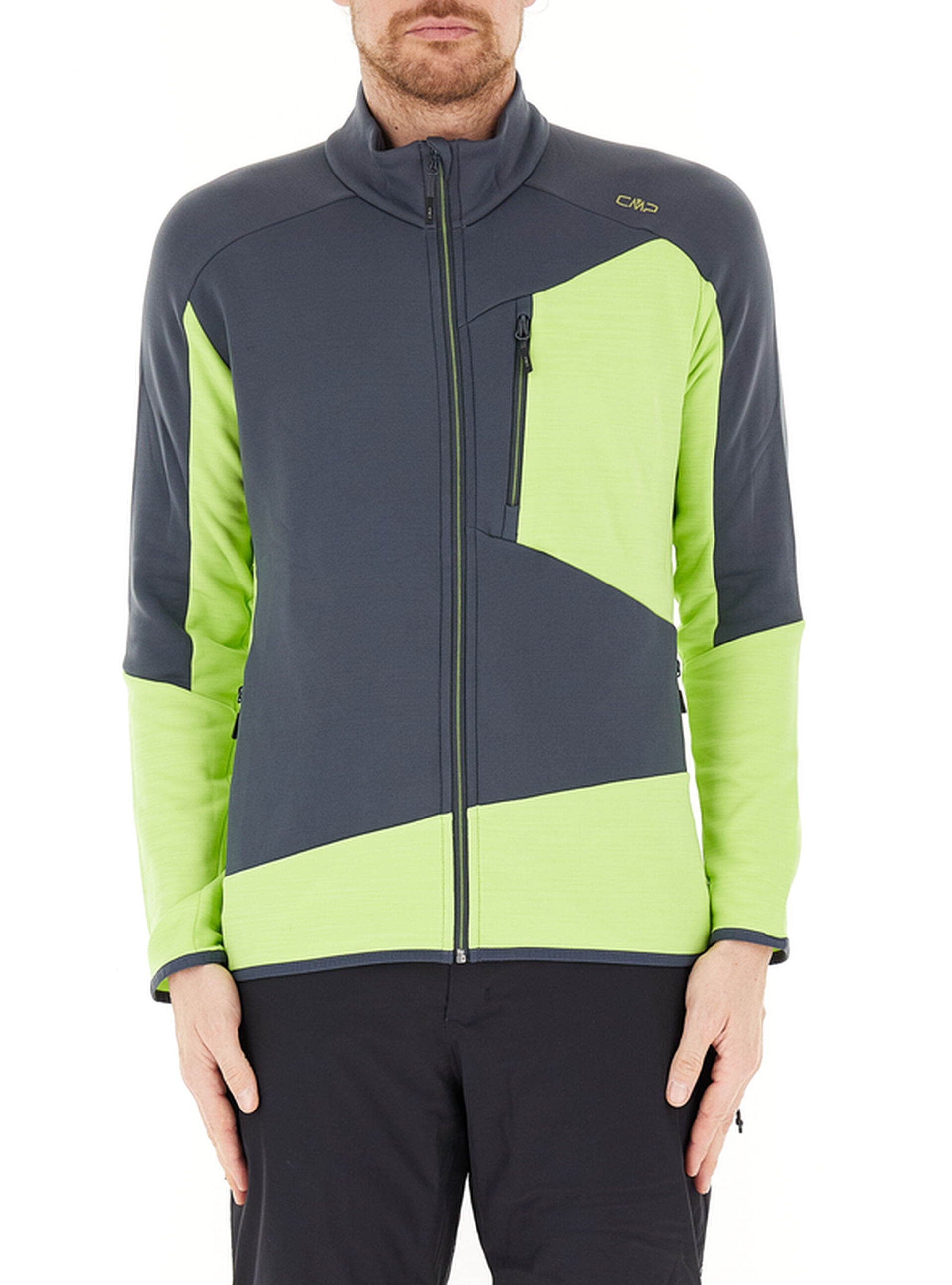 CMP Felpa da sci VERDE LIME