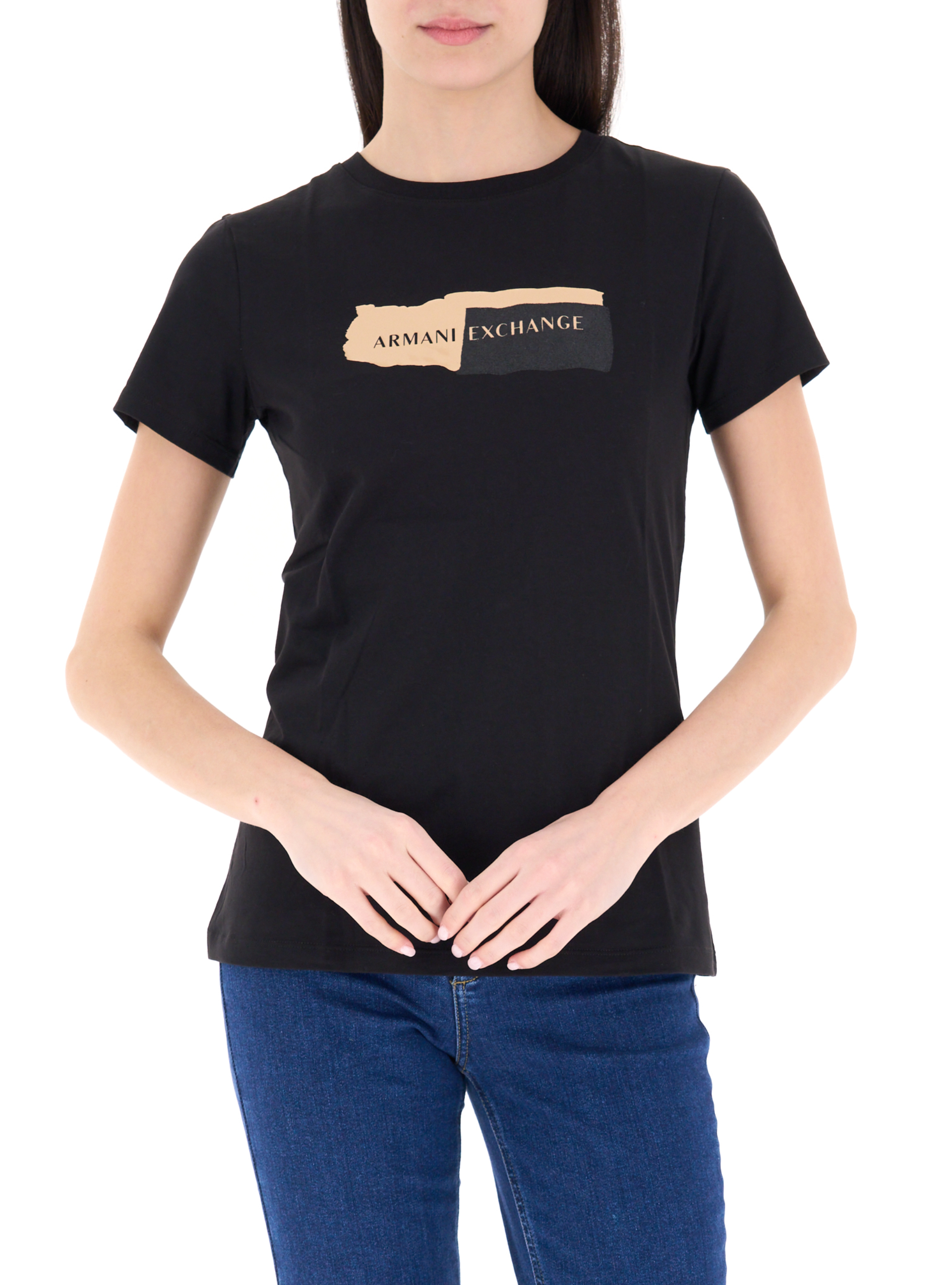 T-shirt girocollo NERO L