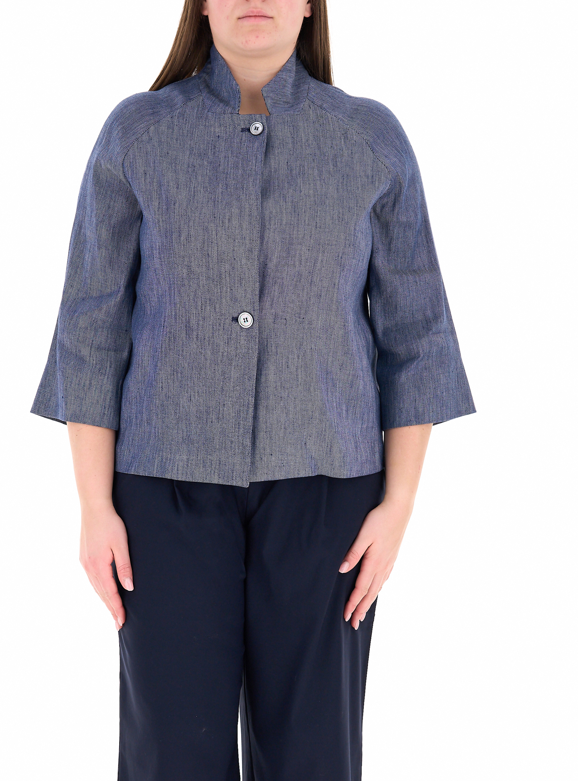 Giacca misto lino COLLECTION BLU AVIO
