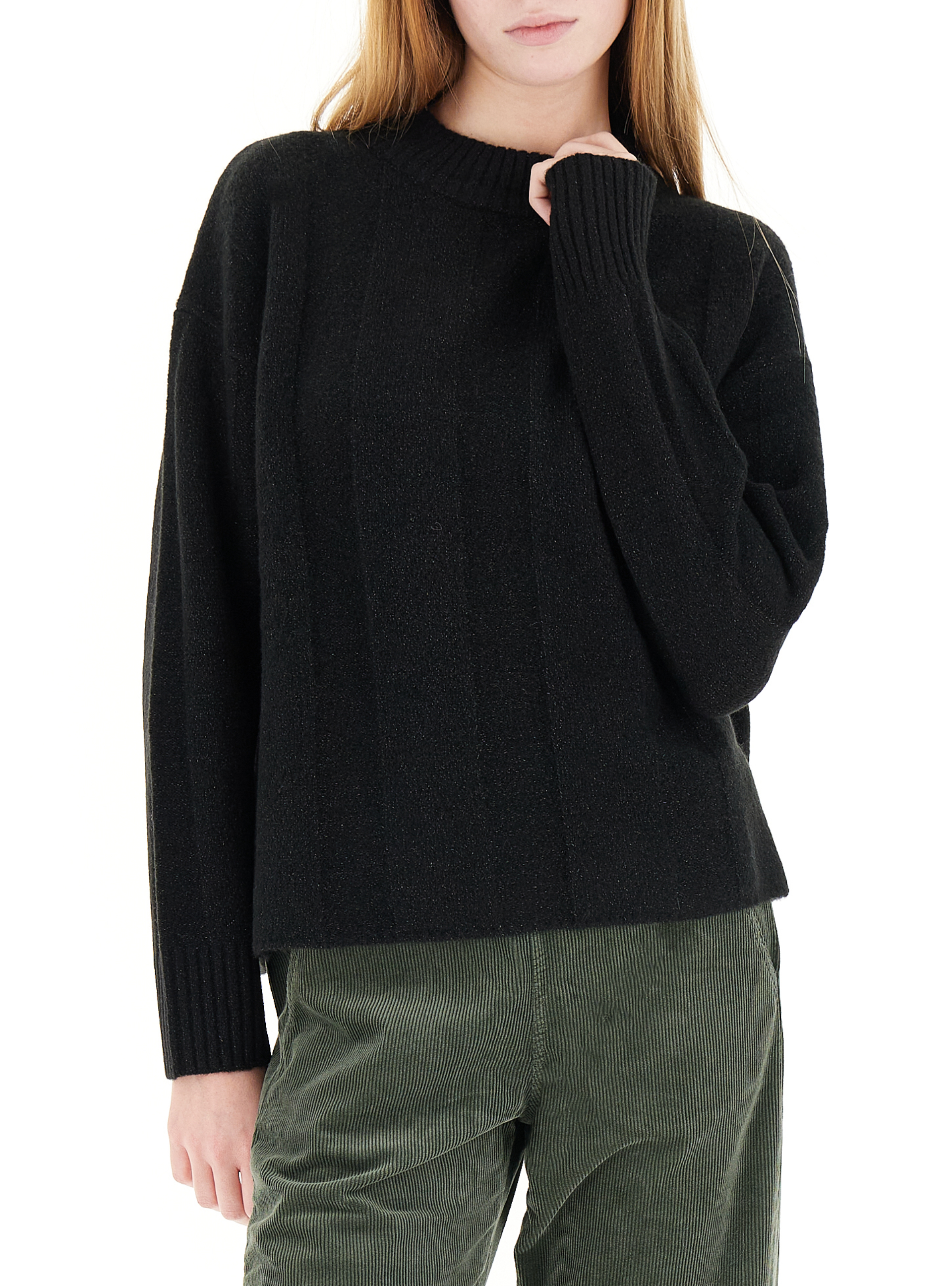 DEHA Maglione con lurex NERO