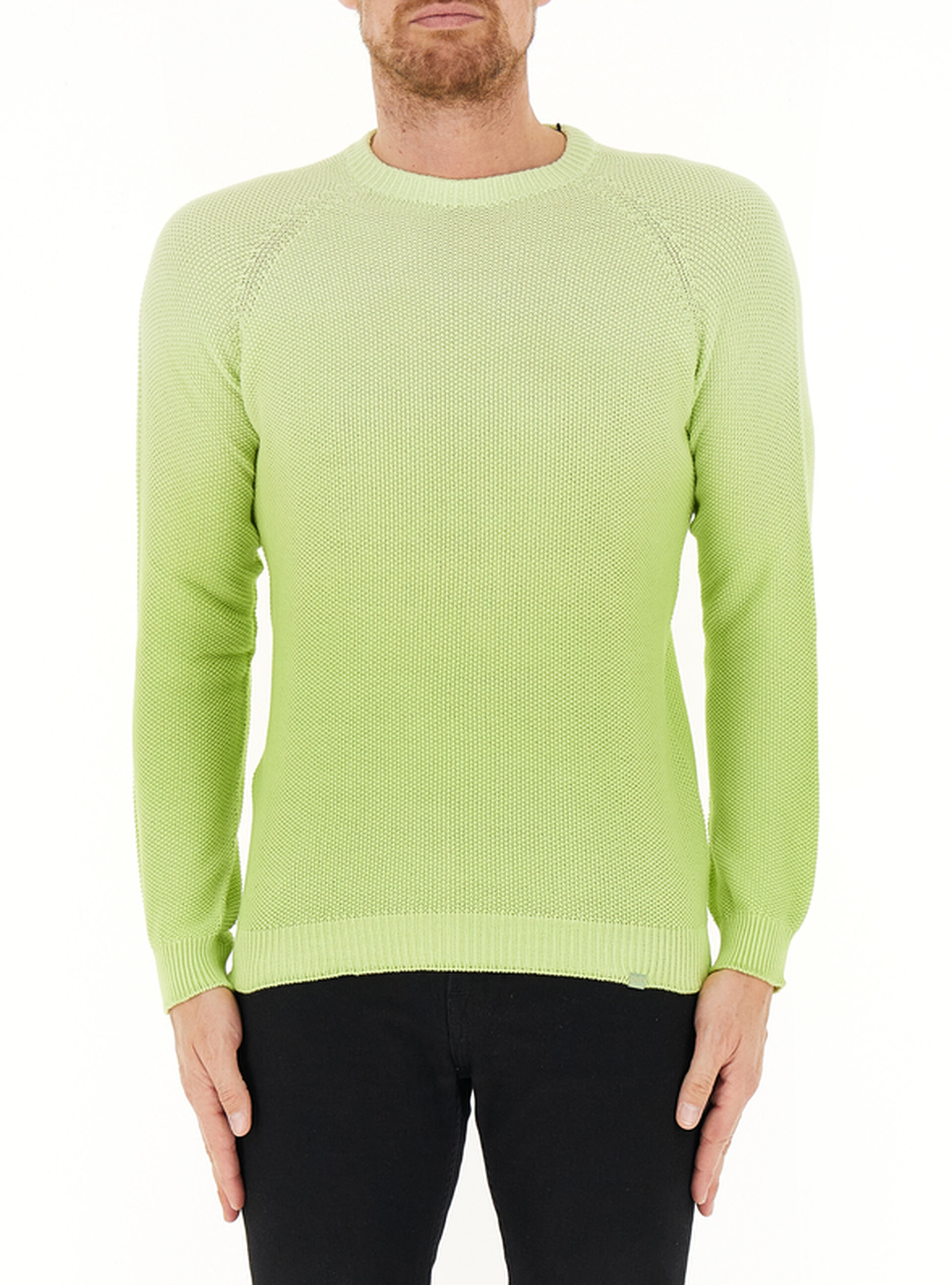 Maglione in cotone VERDE