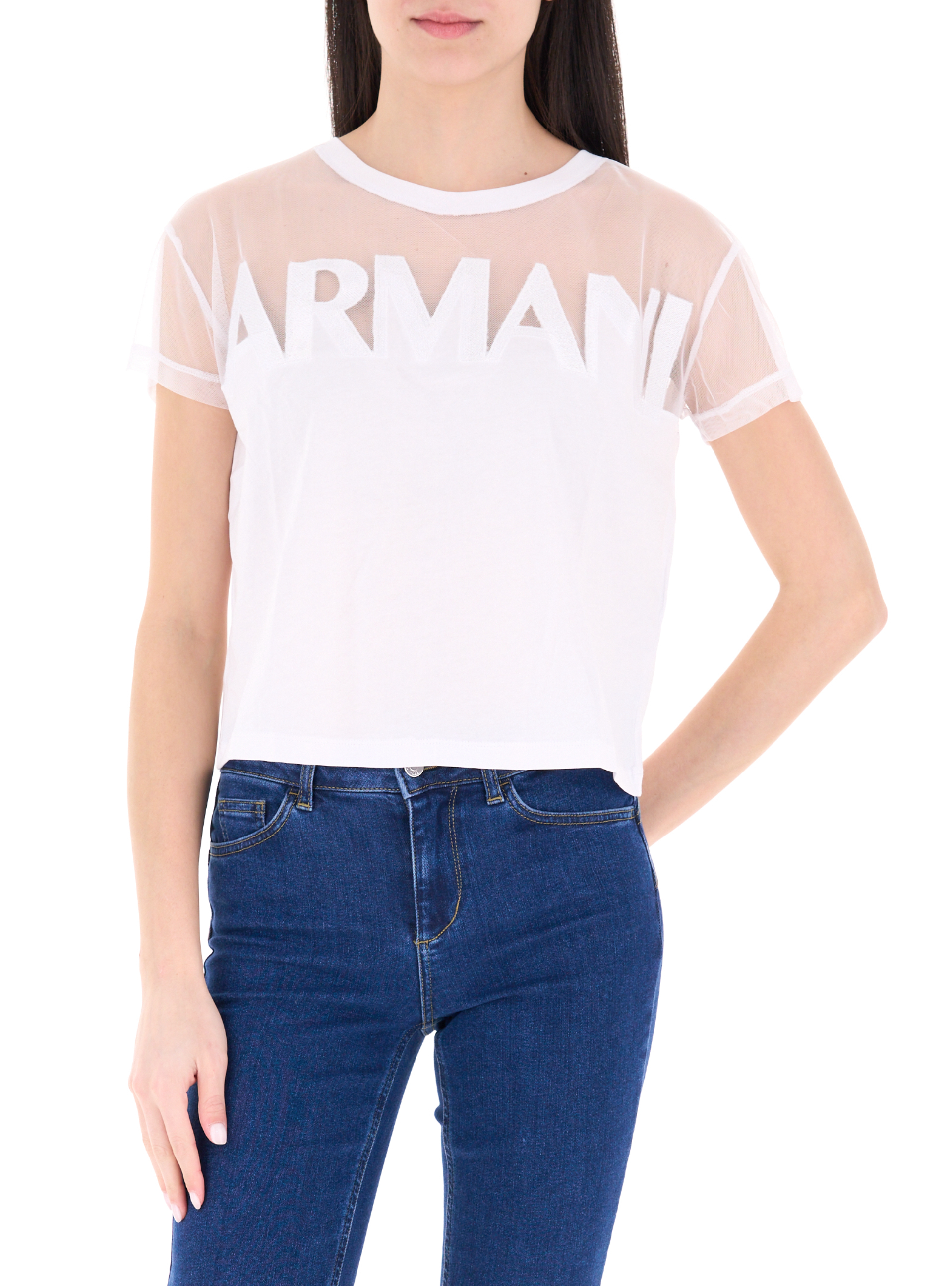 T-shirt girocollo BIANCO