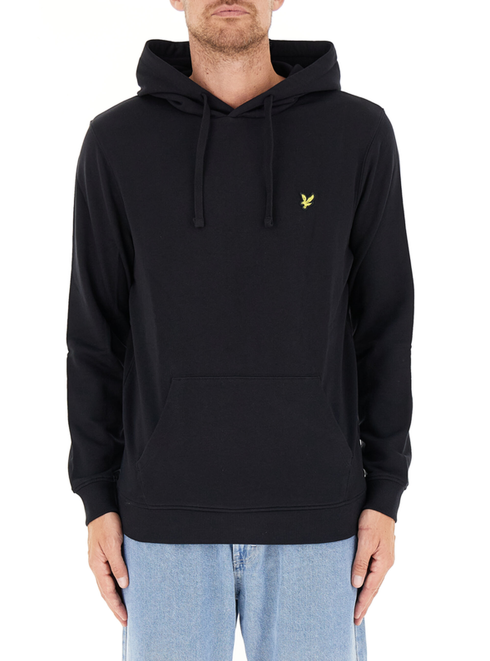 Lyle & Scott Felpa in cotone NERO