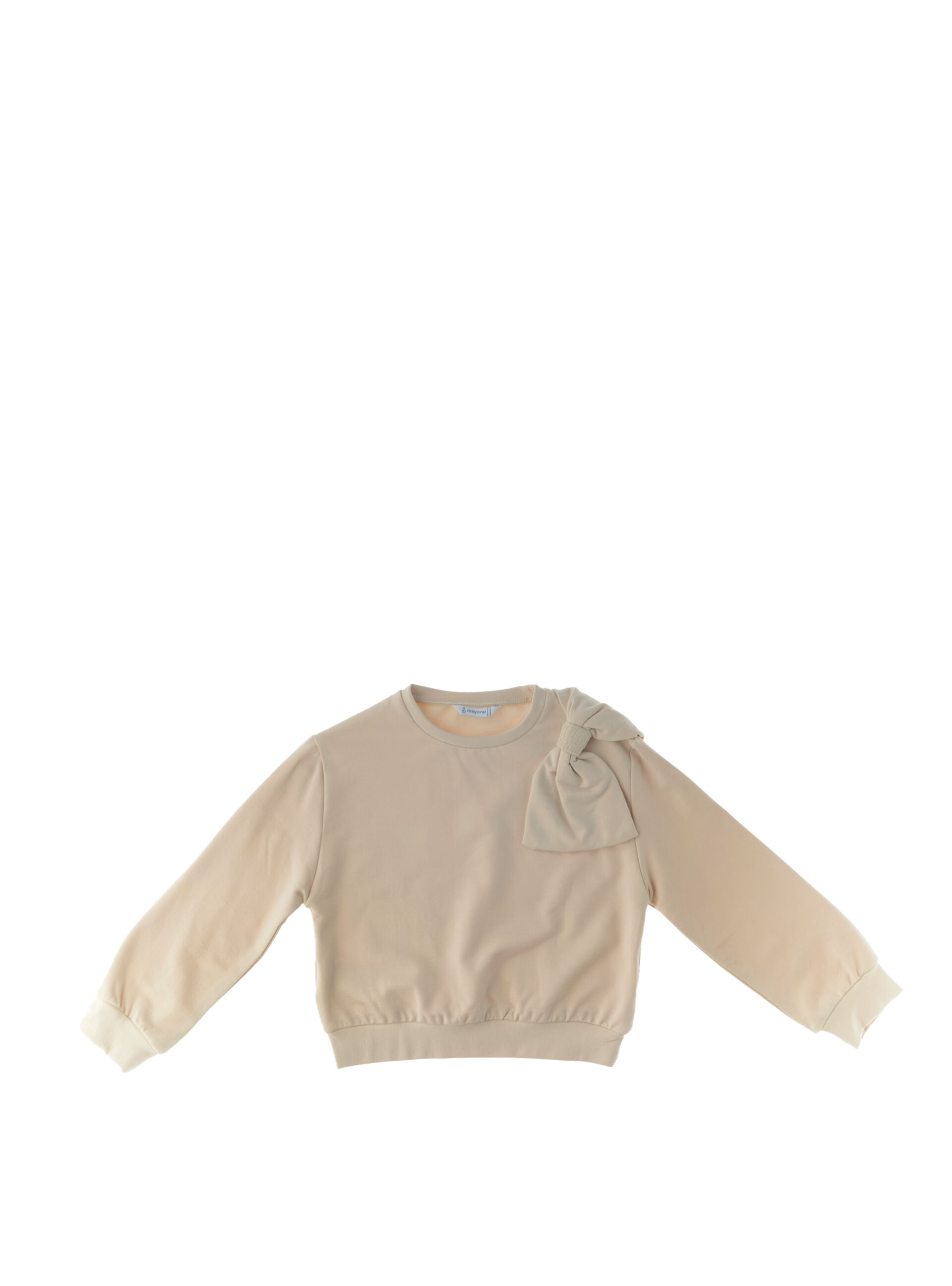 MAYORAL Felpa con fiocco BEIGE