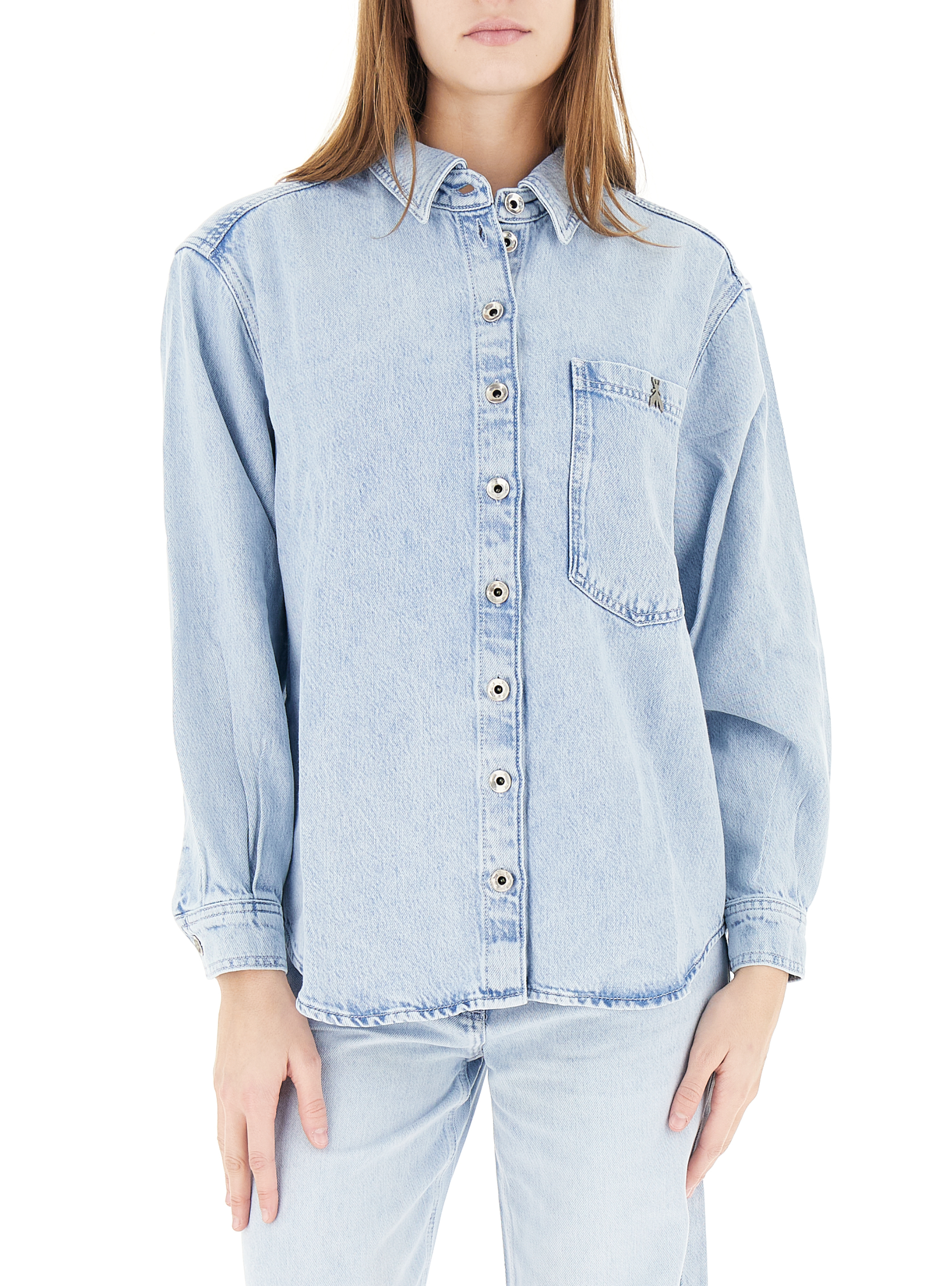 Camicia in jeans AZZURRO
