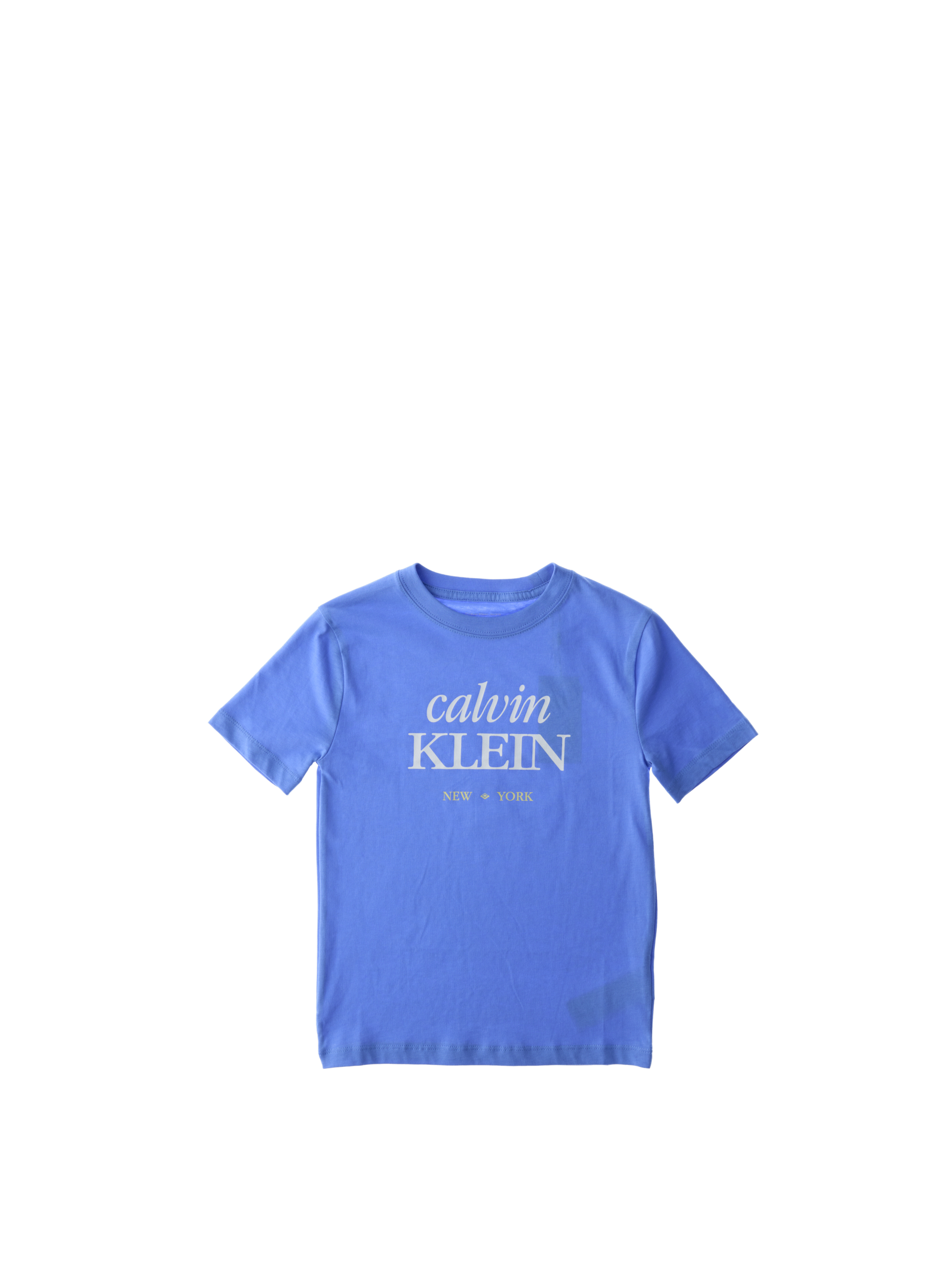 T-shirt girocollo CELESTE