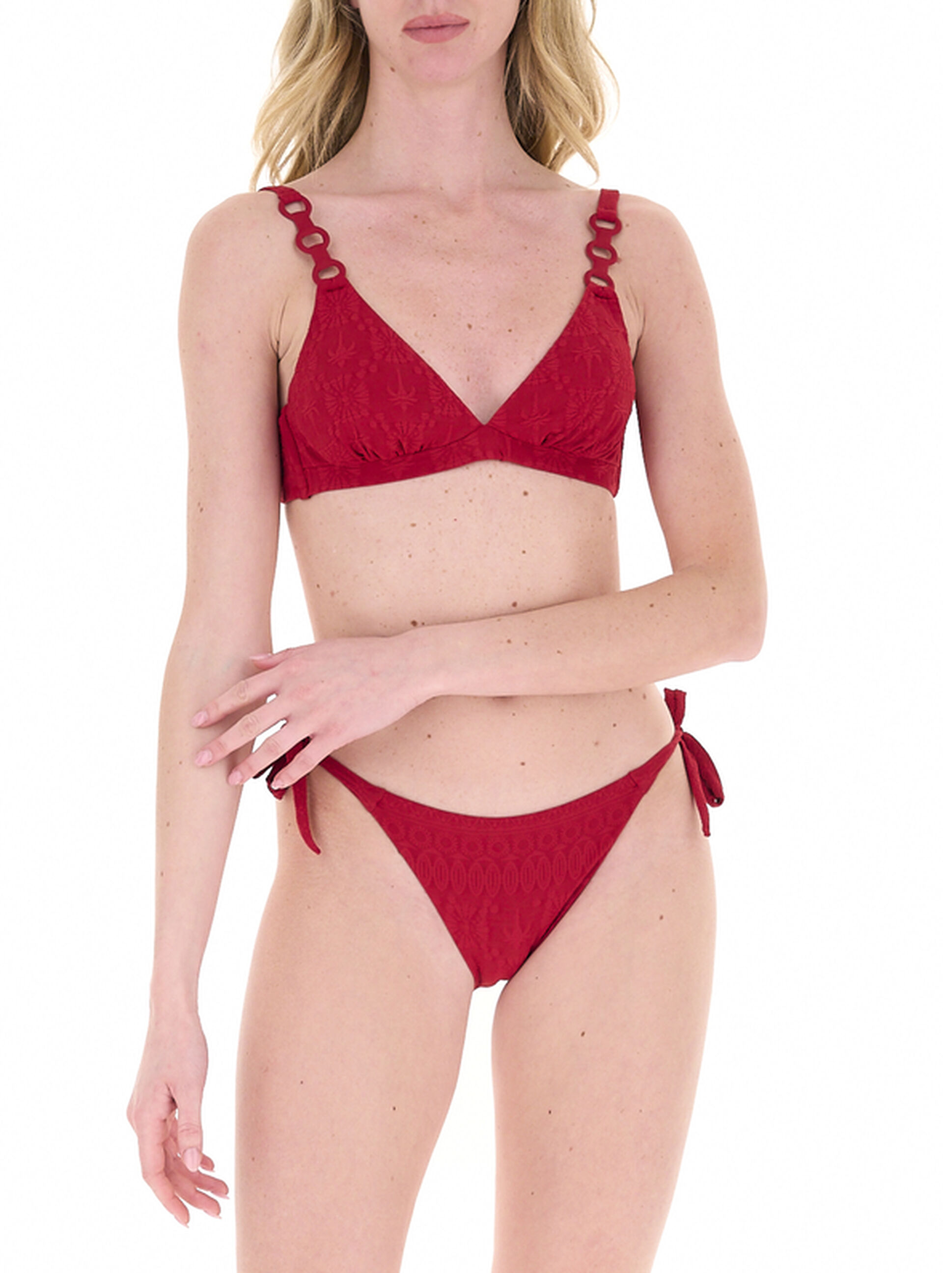 Bikini a triangolo ROSSO 48