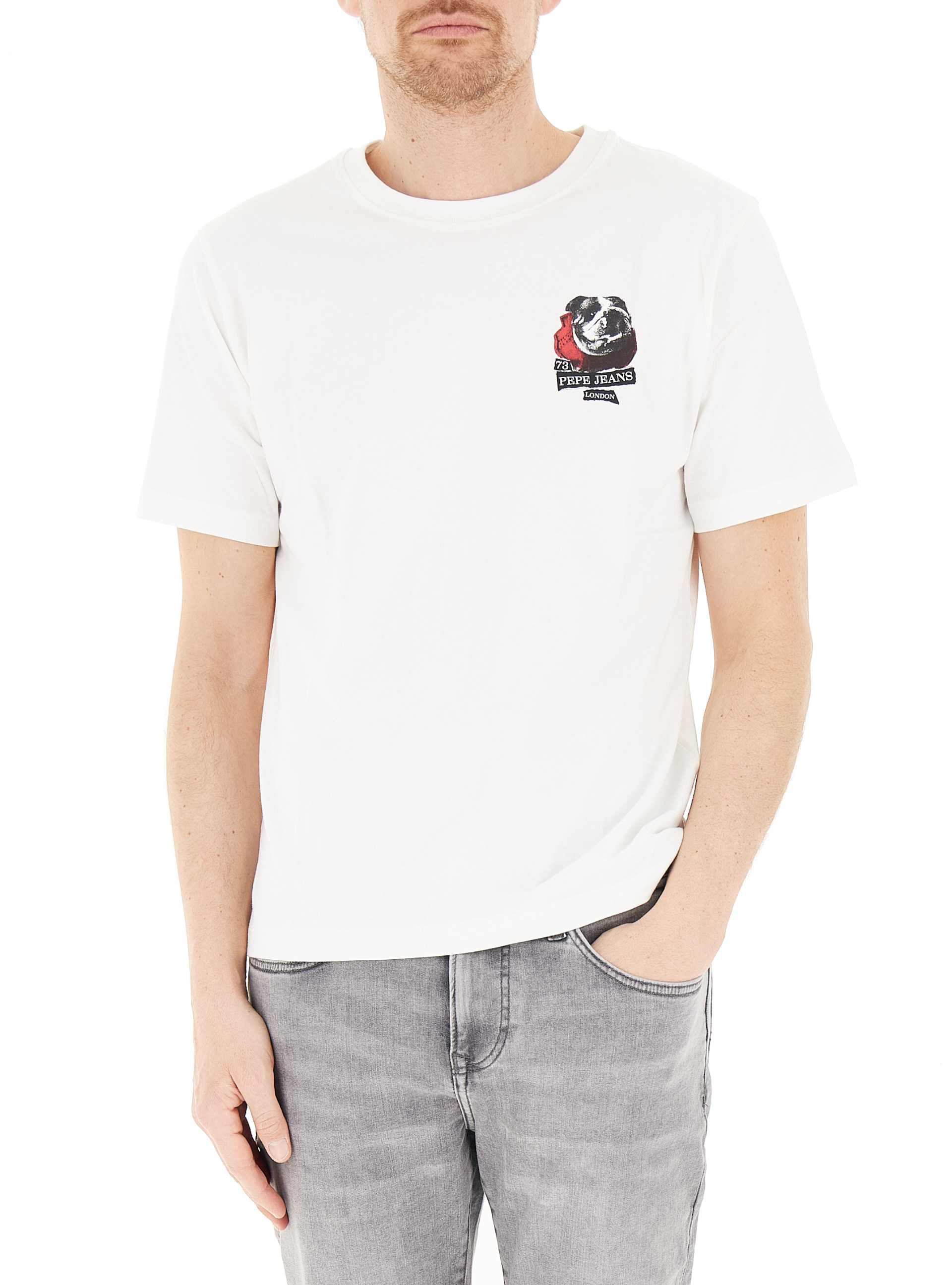 T-shirt girocollo BIANCO XL