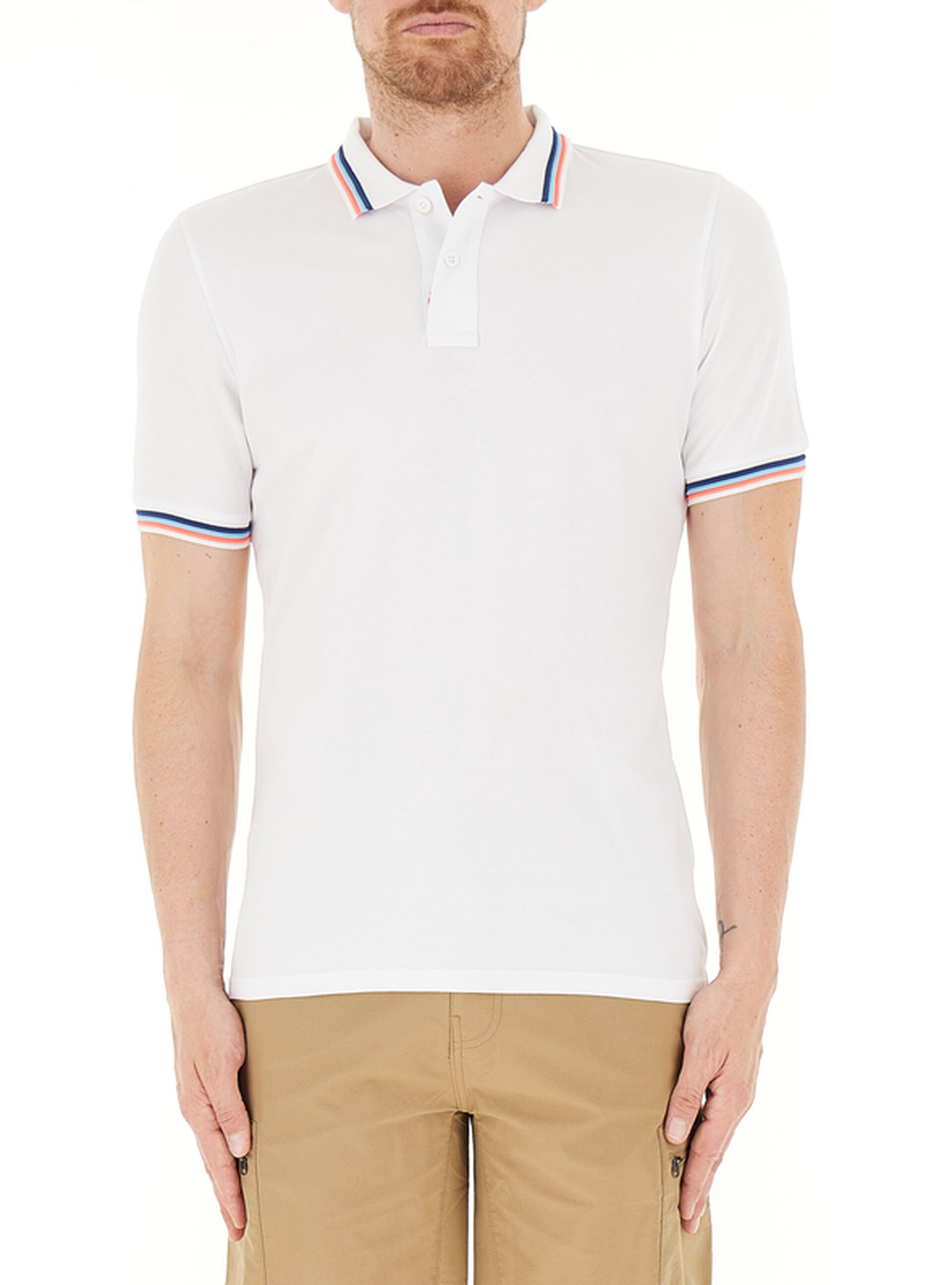 SUNDEK Polo in cotone BIANCO