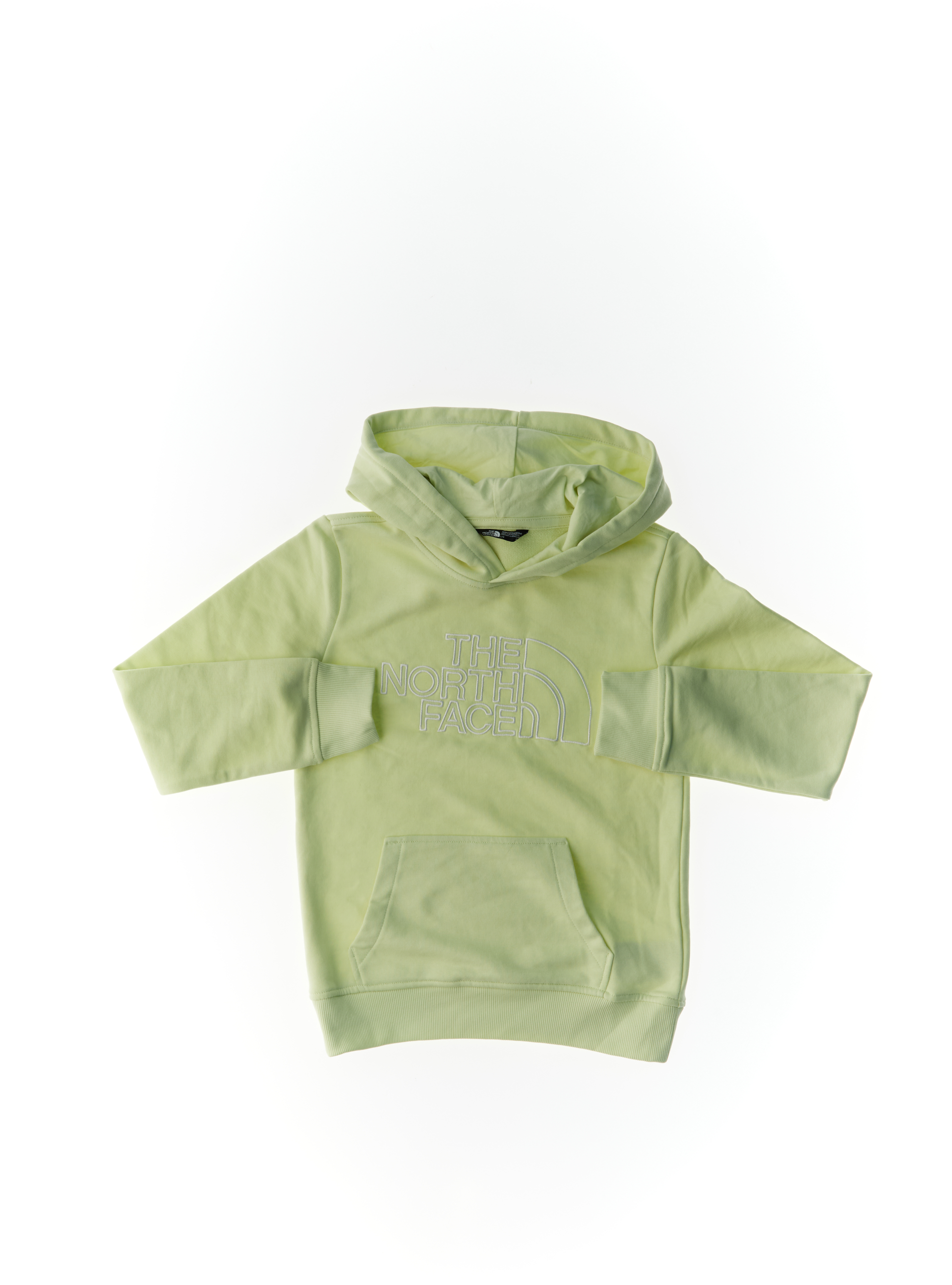 Felpa con cappuccio VERDE LIME