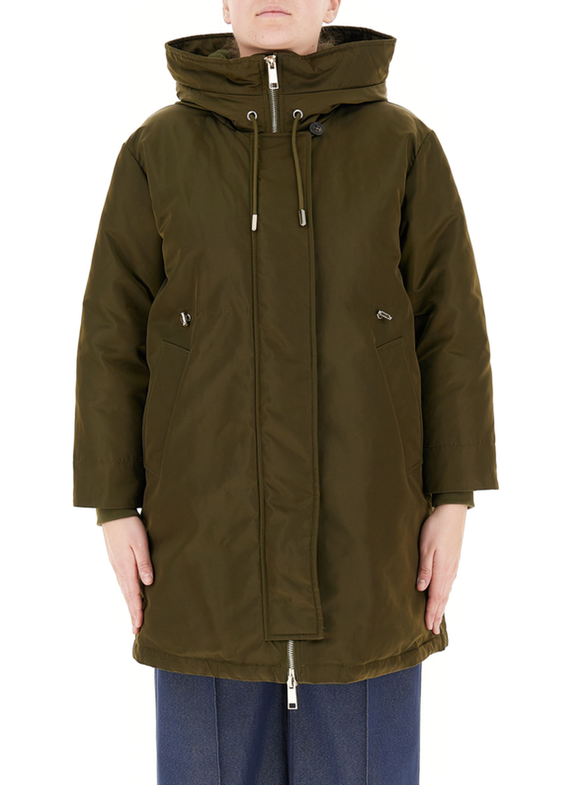Parka con cappuccio VERDE MILITARE