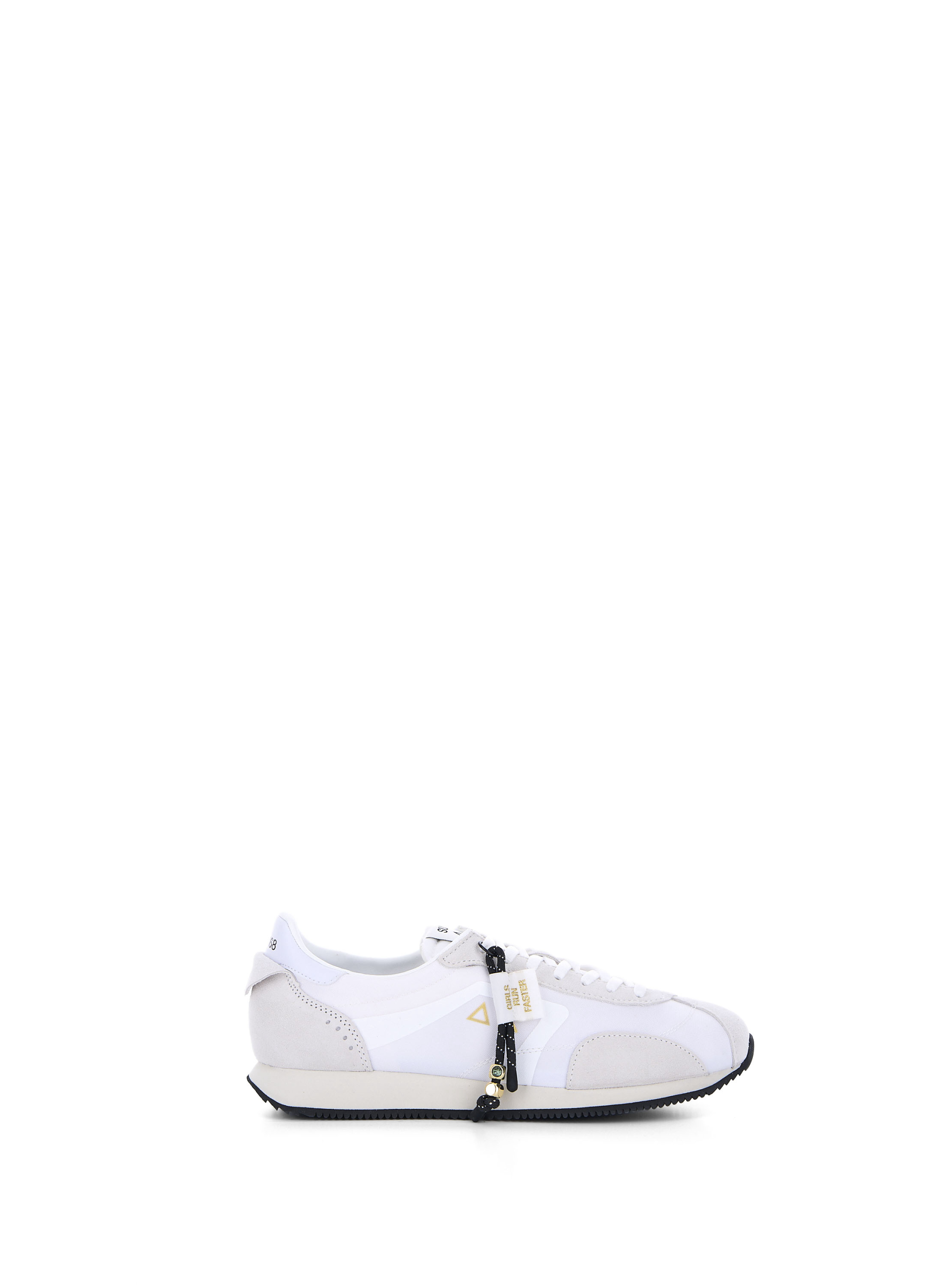 SUN68 Sneaker in tessuto PANNA 40