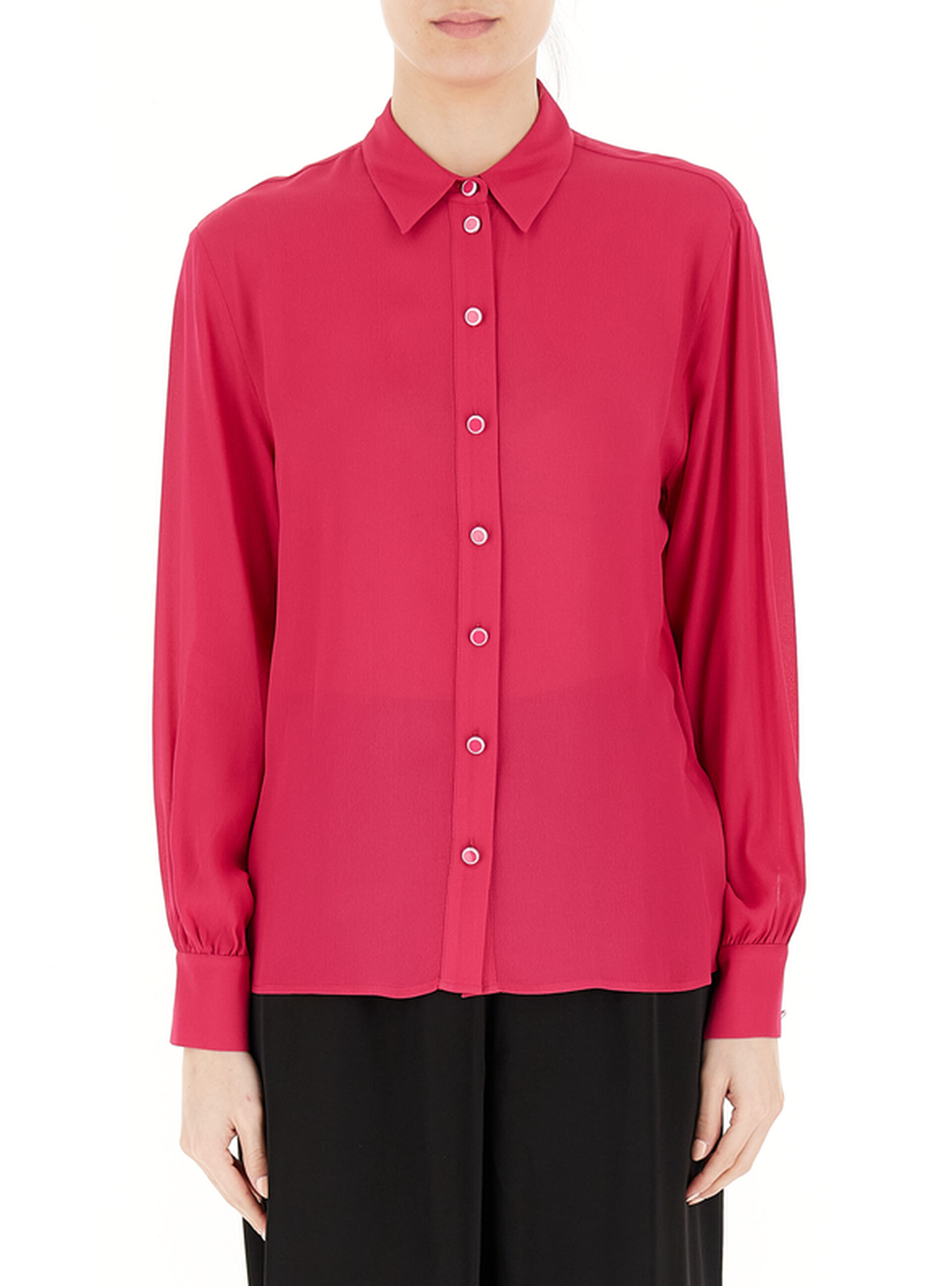 Blusa in viscosa LIU JEANS FUCSIA 42