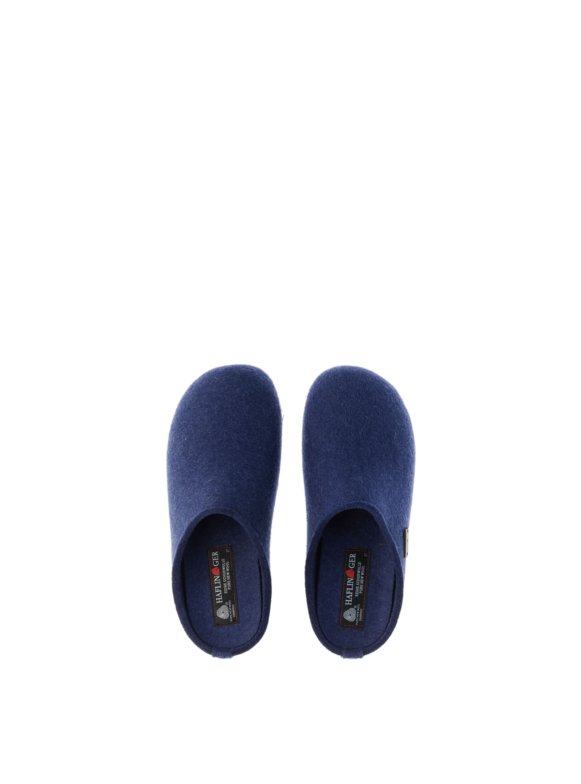Haflinger Ciabatte in feltro BLU