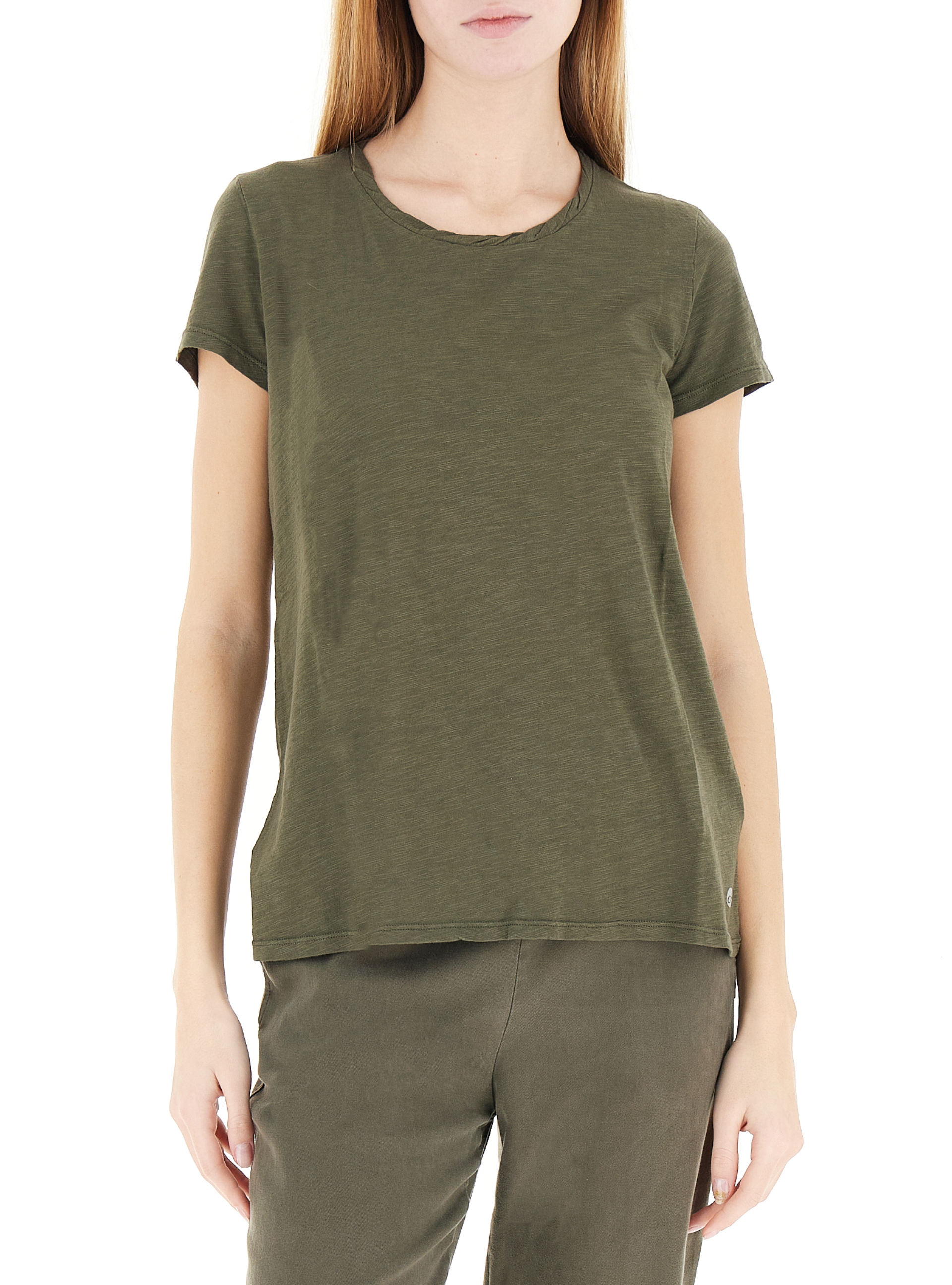 T-shirt girocollo VERDE OLIVA S