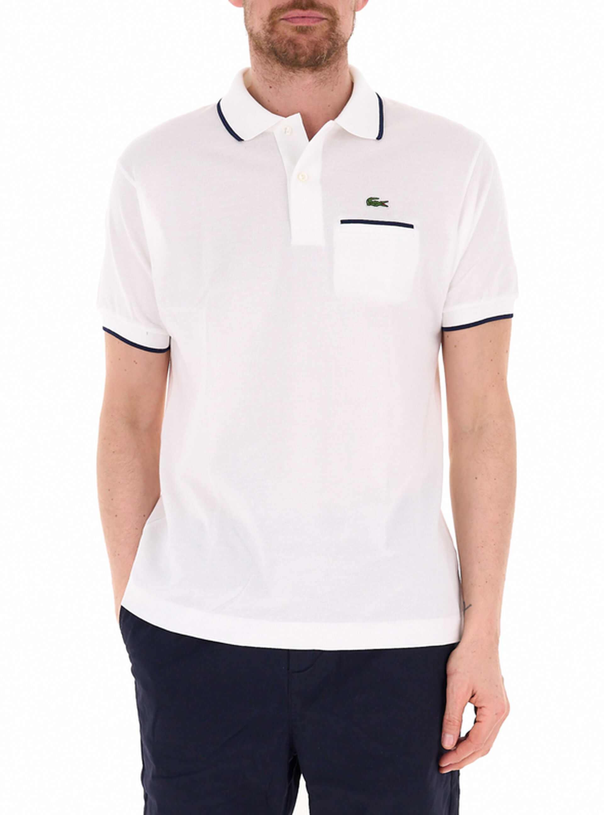 Lacoste Polo in cotone PANNA 6