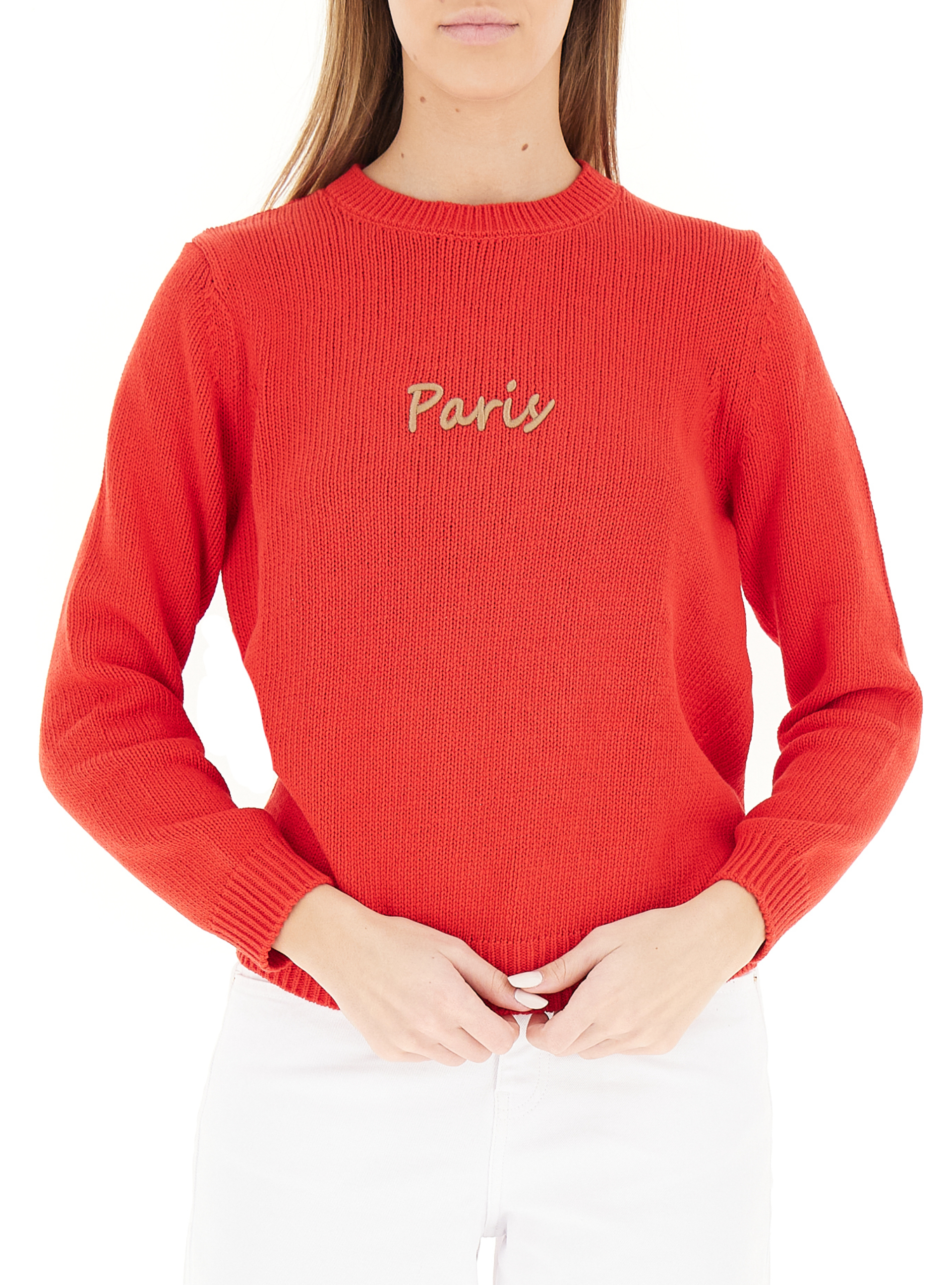 Maglione in cotone ROSSO
