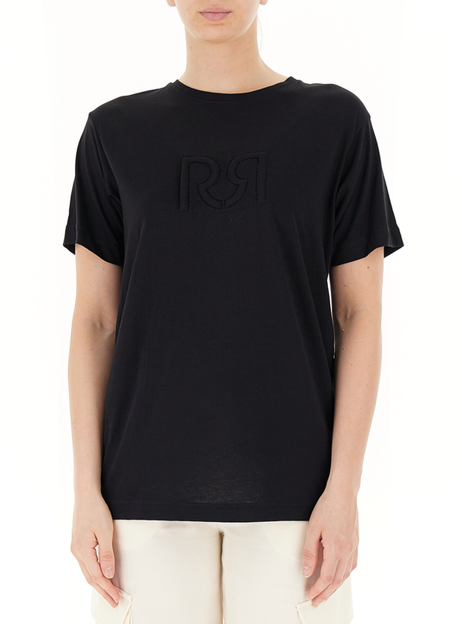 T-shirt in cotone NERO