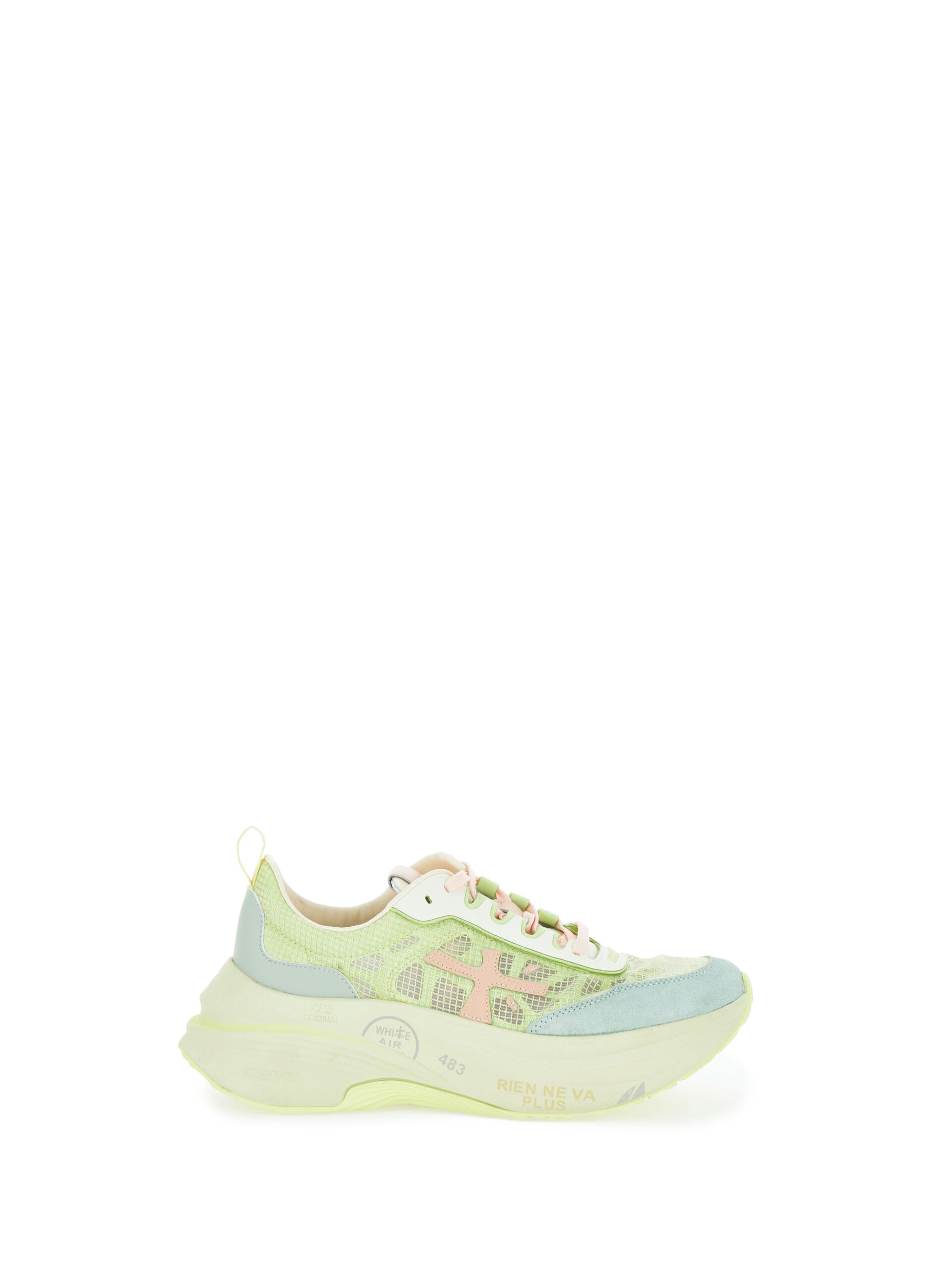 Sneakers con inserti VERDE CHIARO