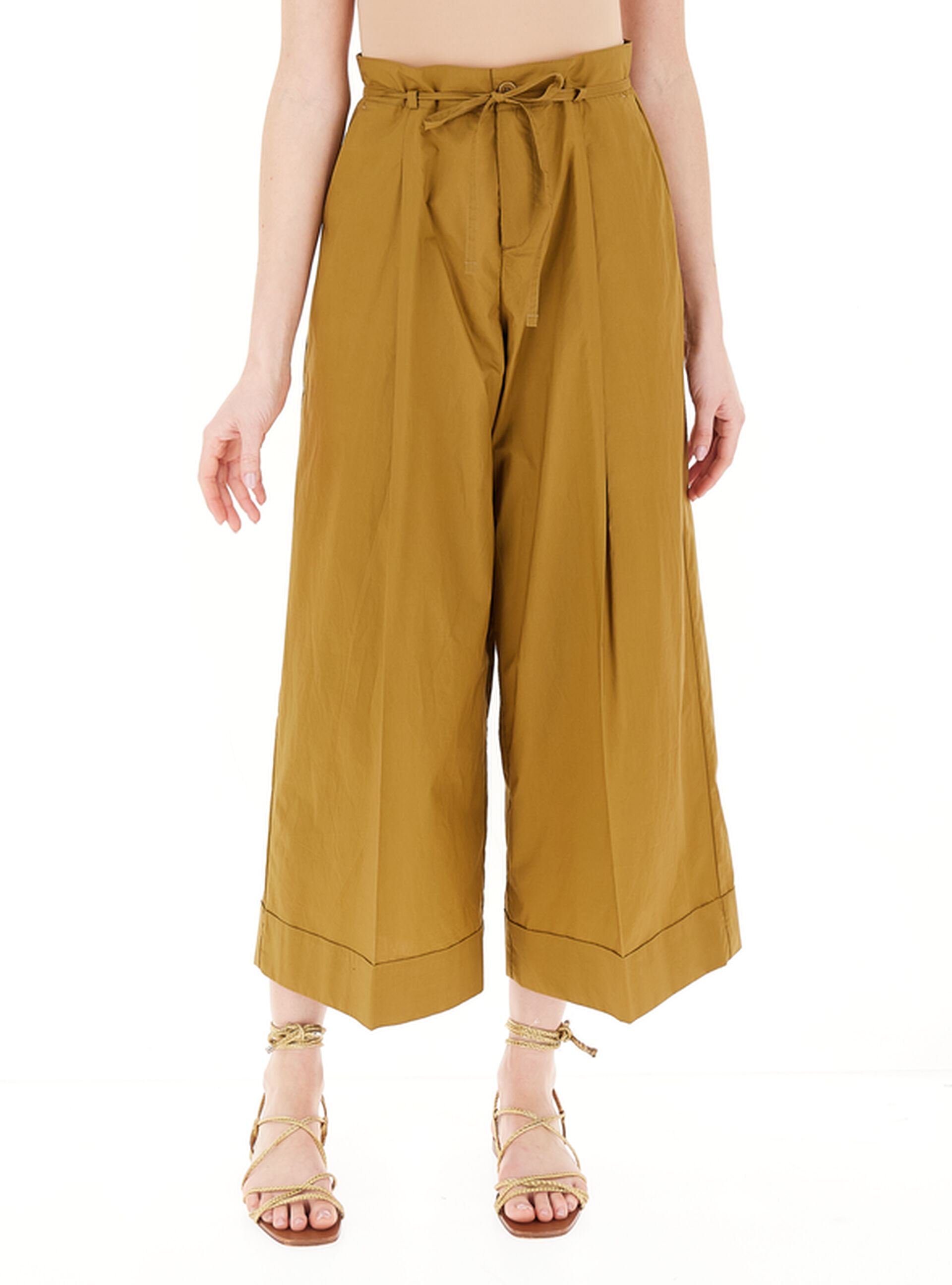 Pantalone a palazzo LIU JEANS OCRA 44