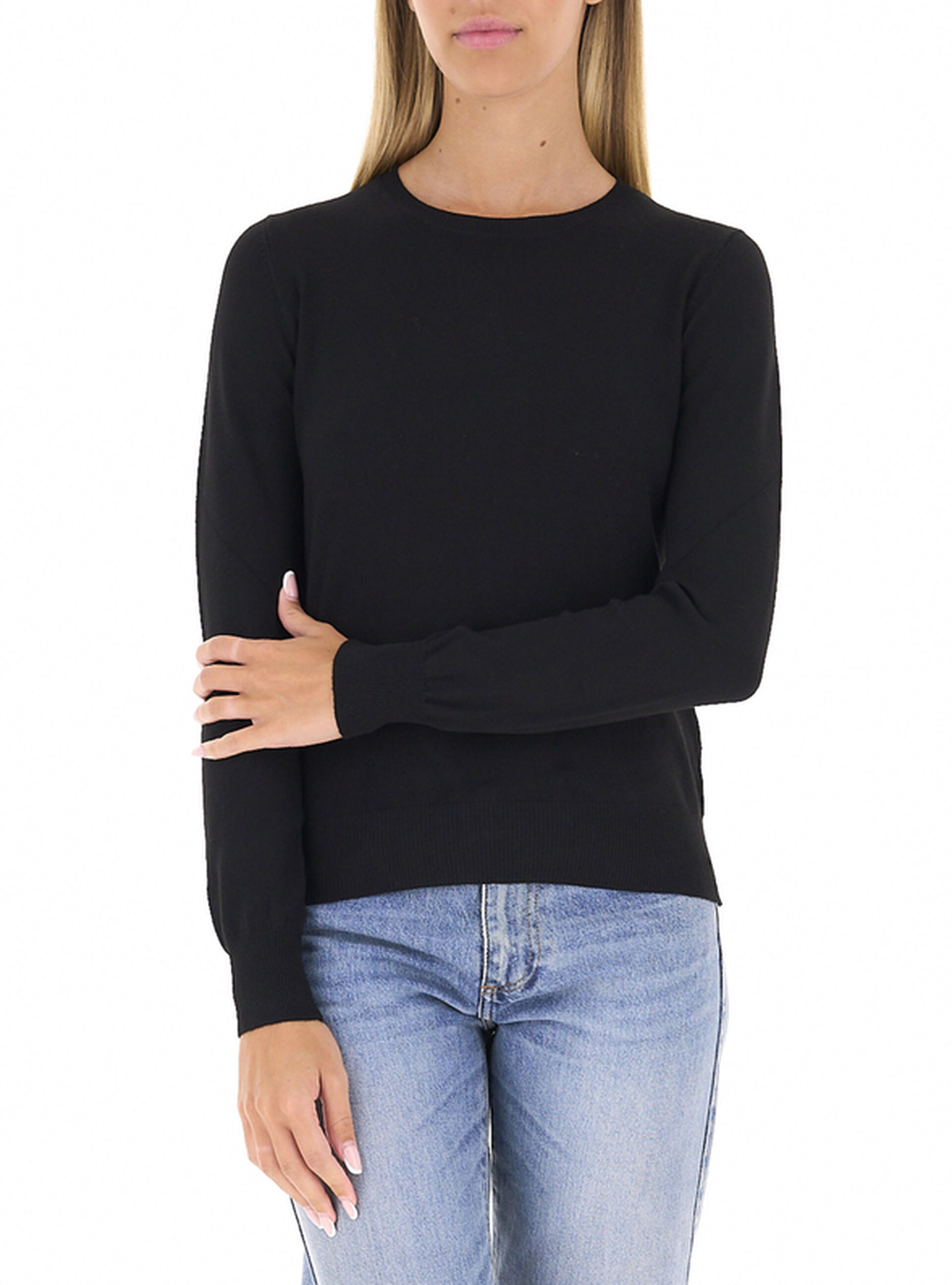 VICOLO Maglia girocollo NERO UNI