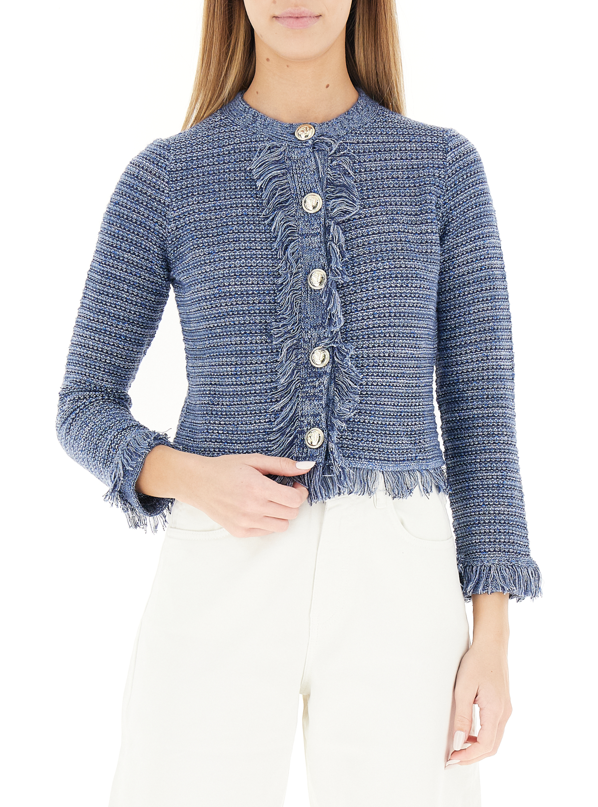 I BLUES Giacca in tweed BLU