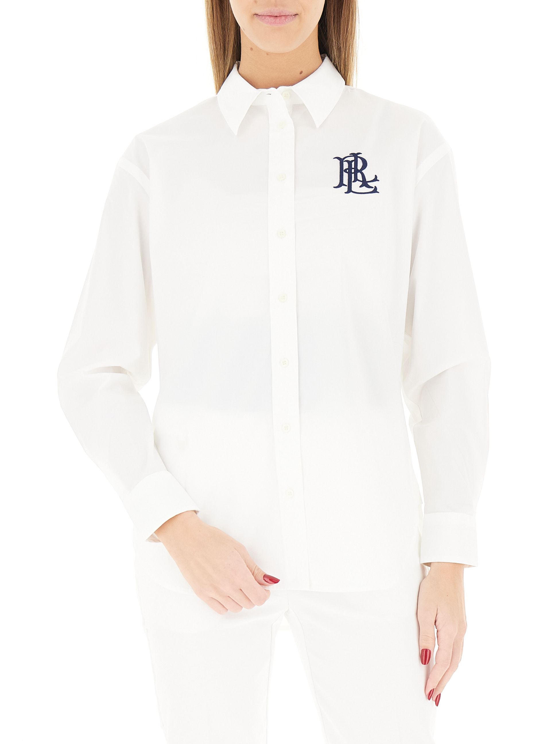 Camicia in cotone LAUREN BIANCO XS