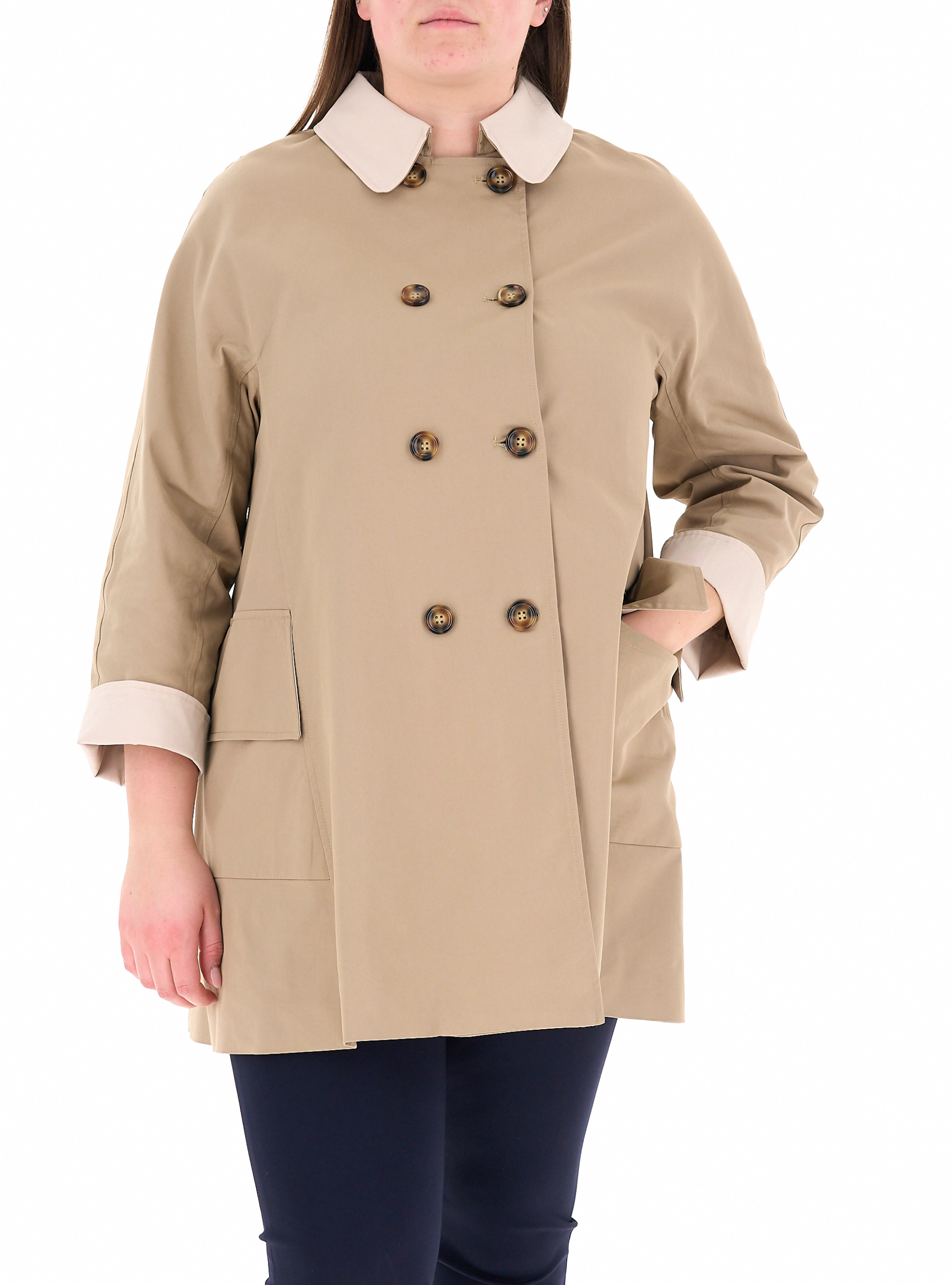 Trench misto cotone BEIGE