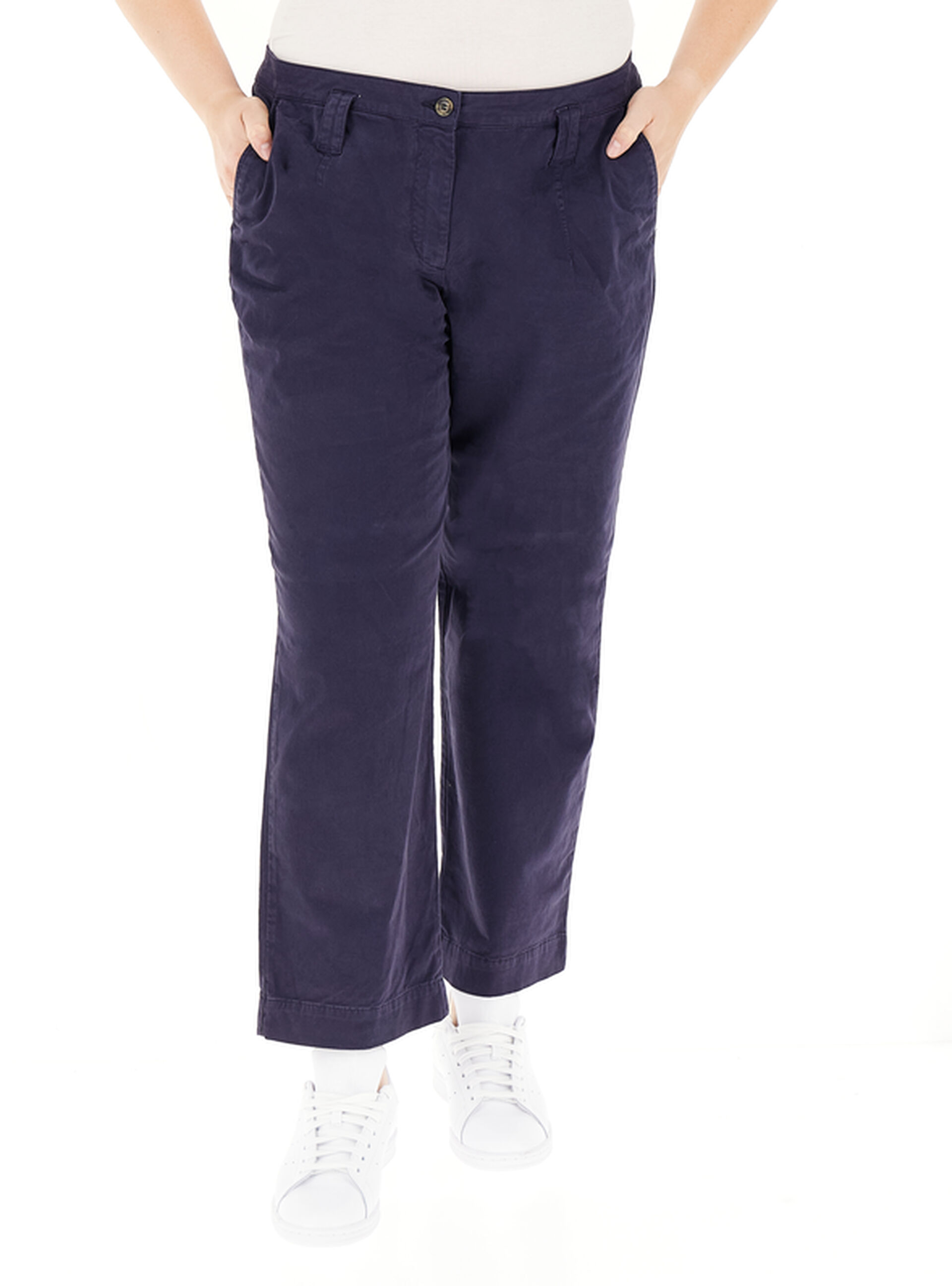 Pantalone in cotone BLU NAVY