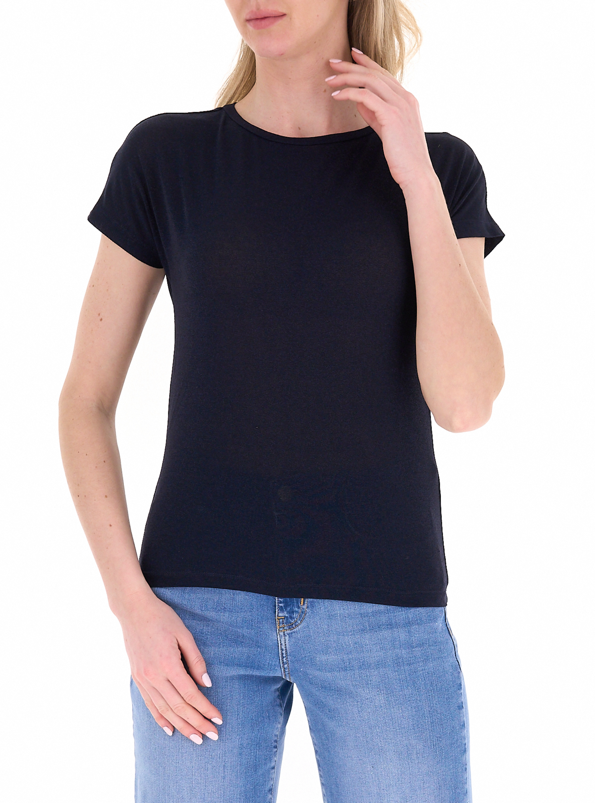 Blusa maniche corte BLU NAVY