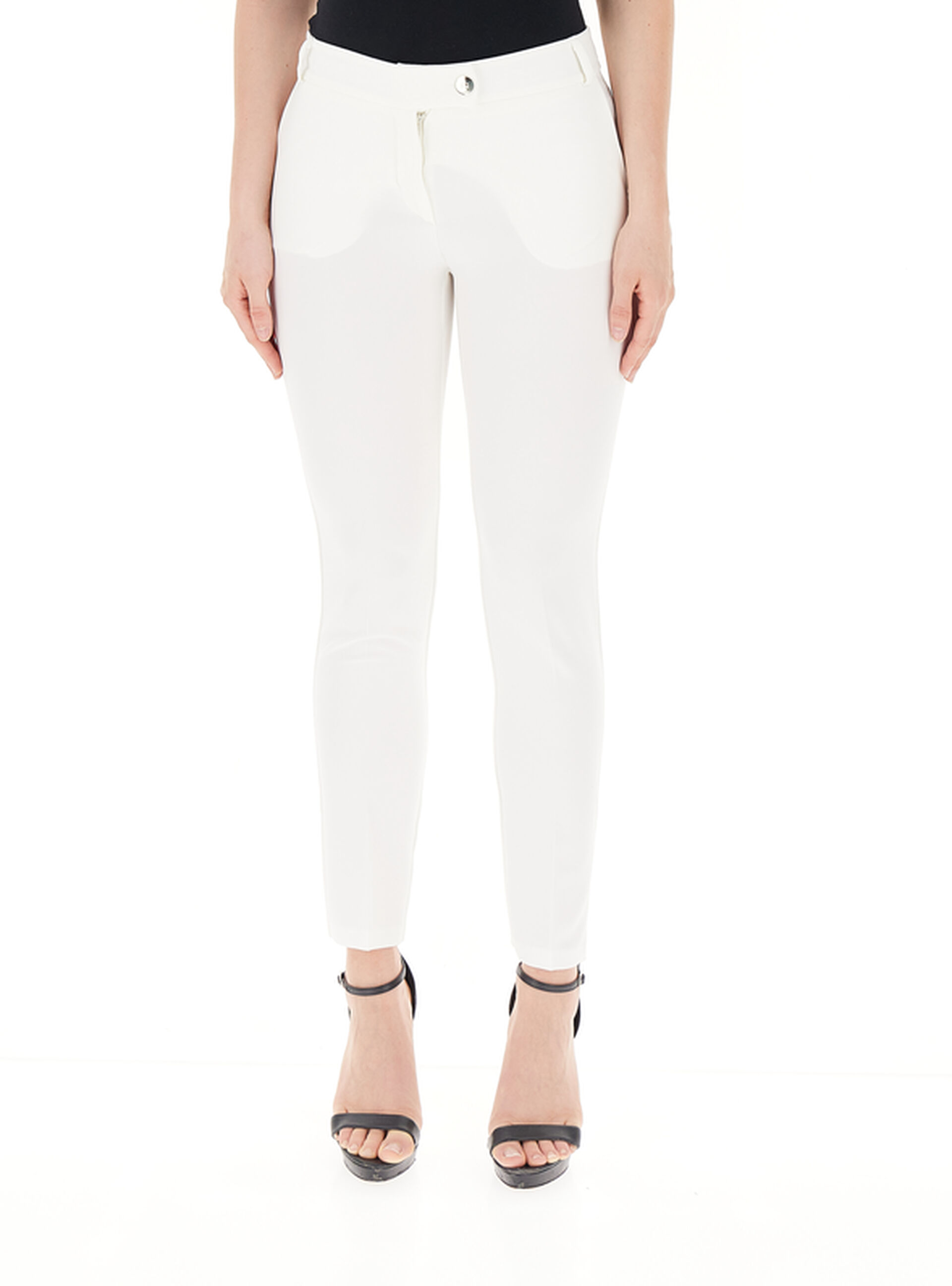 Pantalone a sigaretta BIANCO