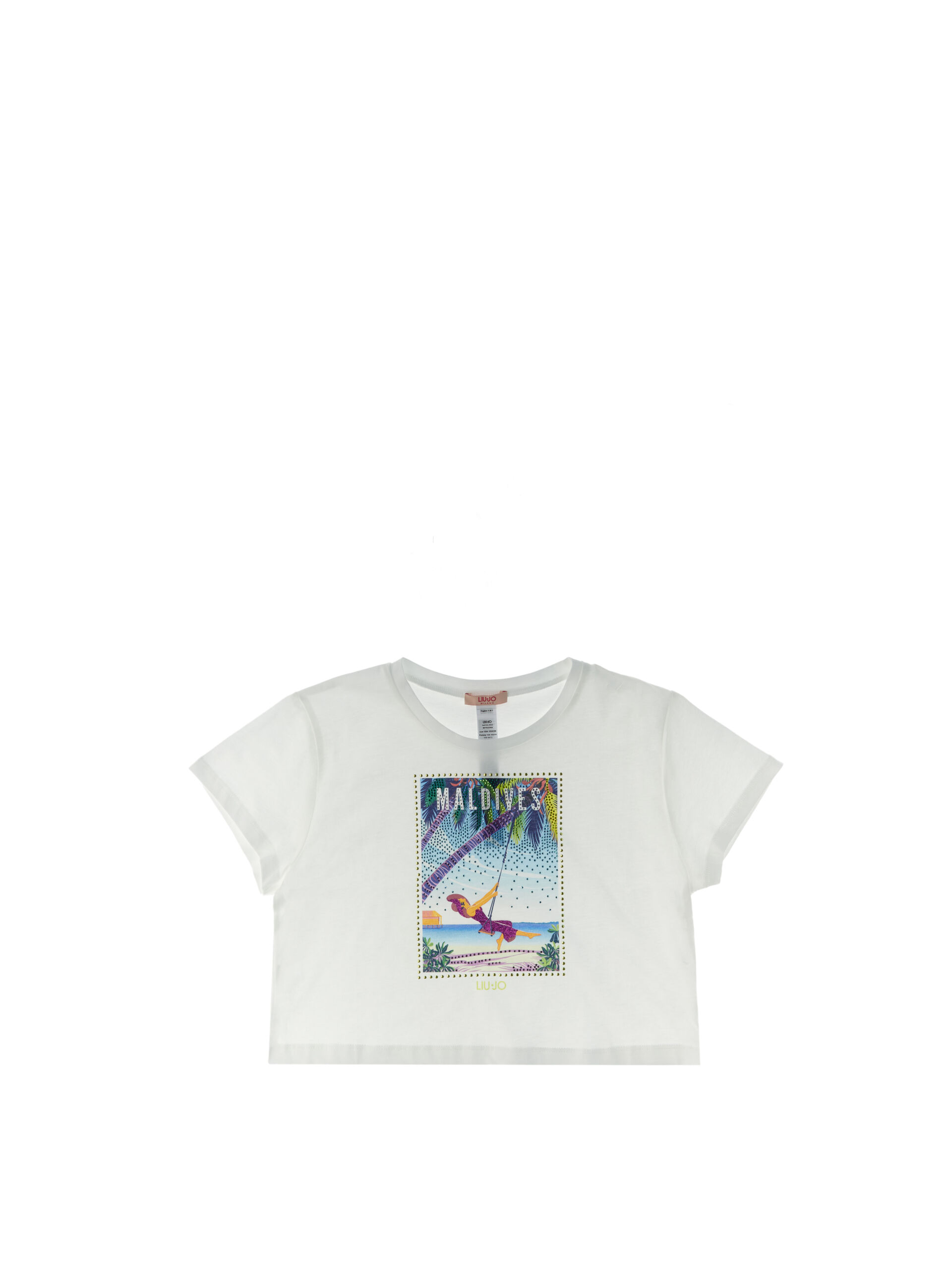 T-shirt girocollo JUNIOR PANNA
