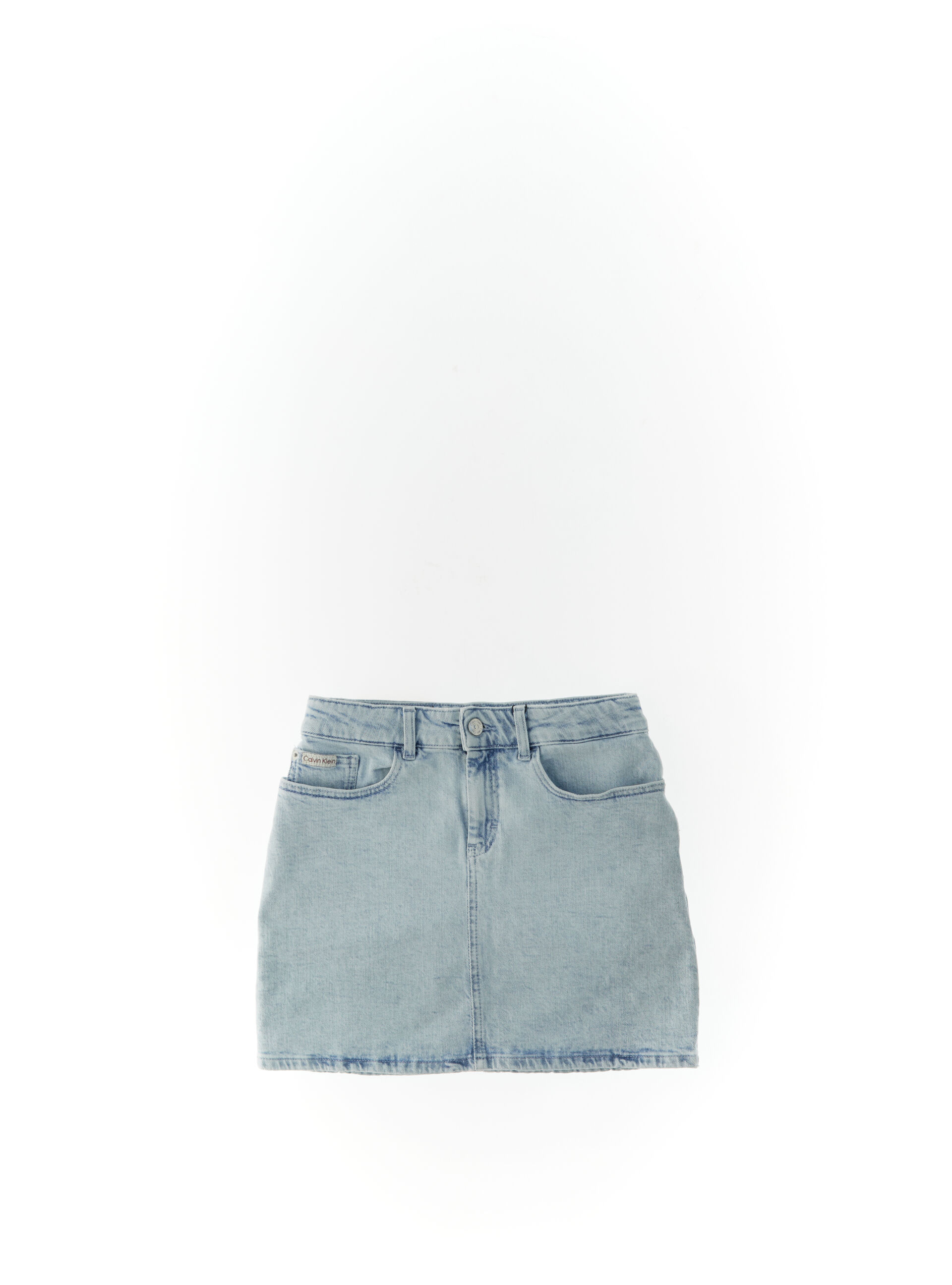 Gonna in jeans AZZURRO POLVERE 12