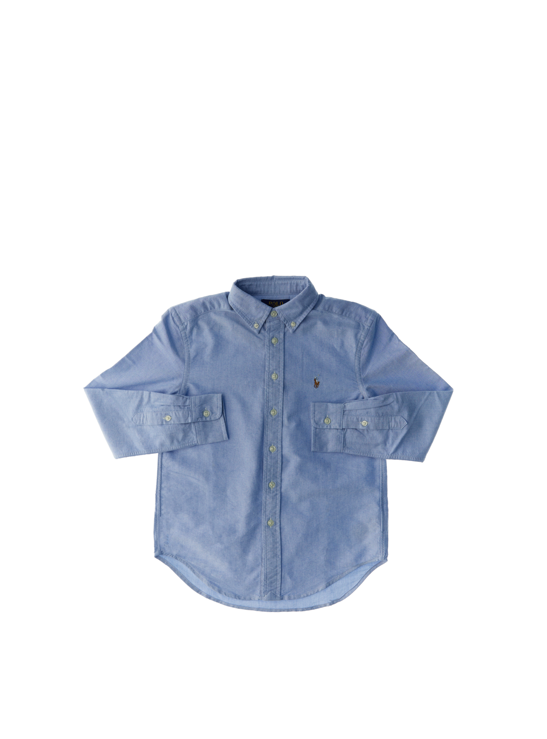 Camicia in cotone POLO BOYS AZZURRO OXFORD XL