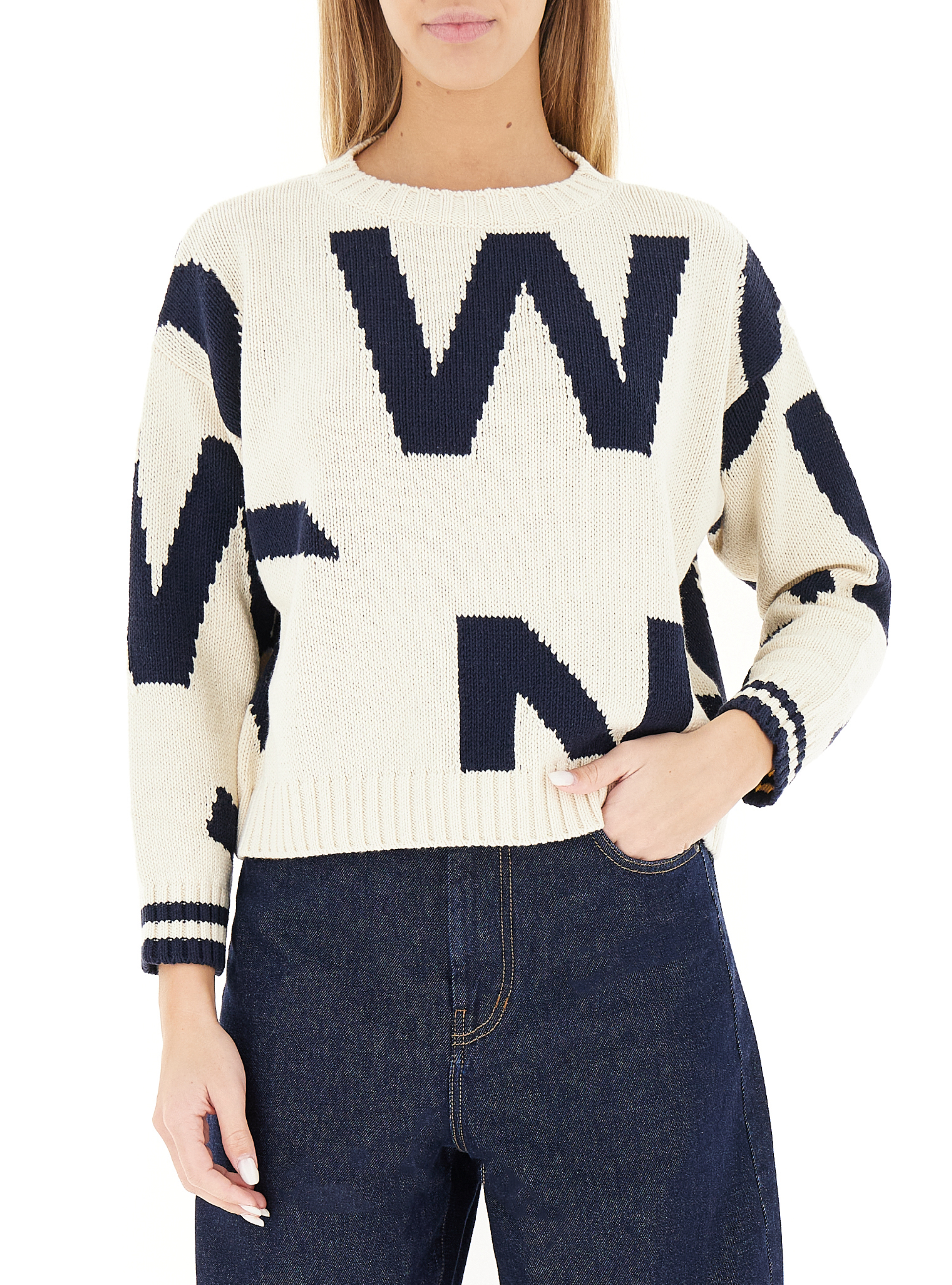 Maglione girocollo BLU SCURO XS