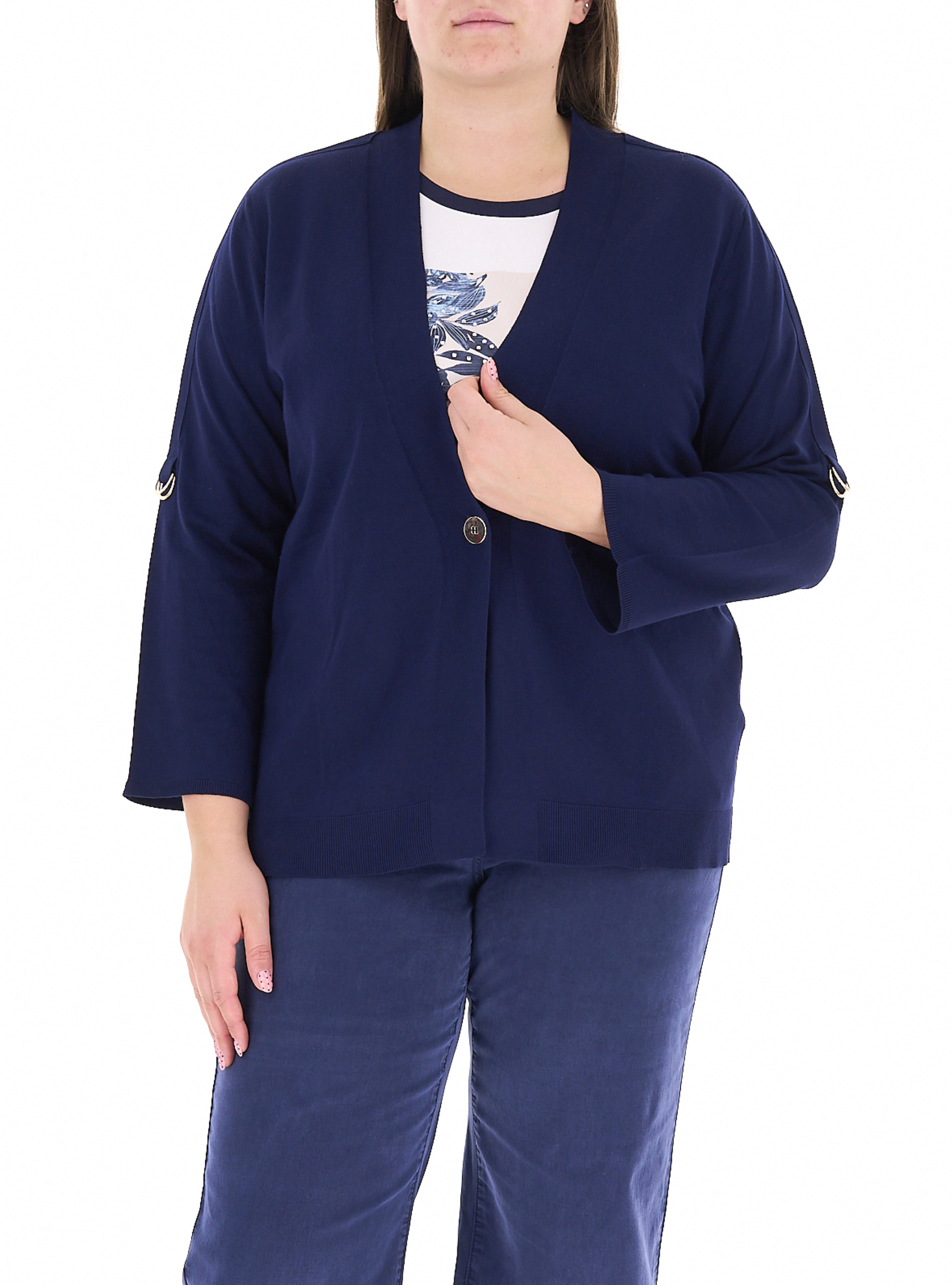 Cardigan scollo a V LUISA VIOLA