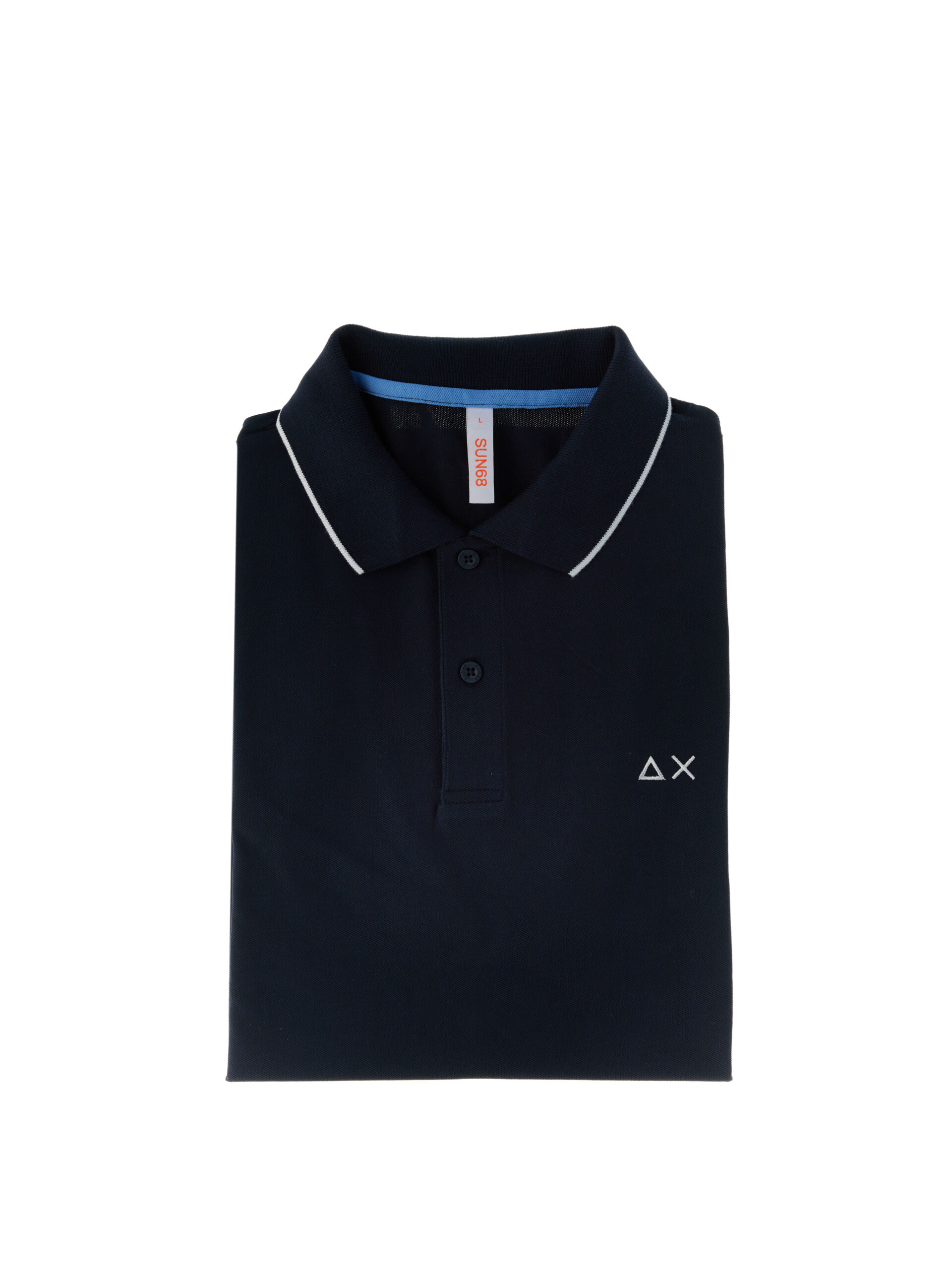 SUN68 Polo maniche corte BLU NOTTE