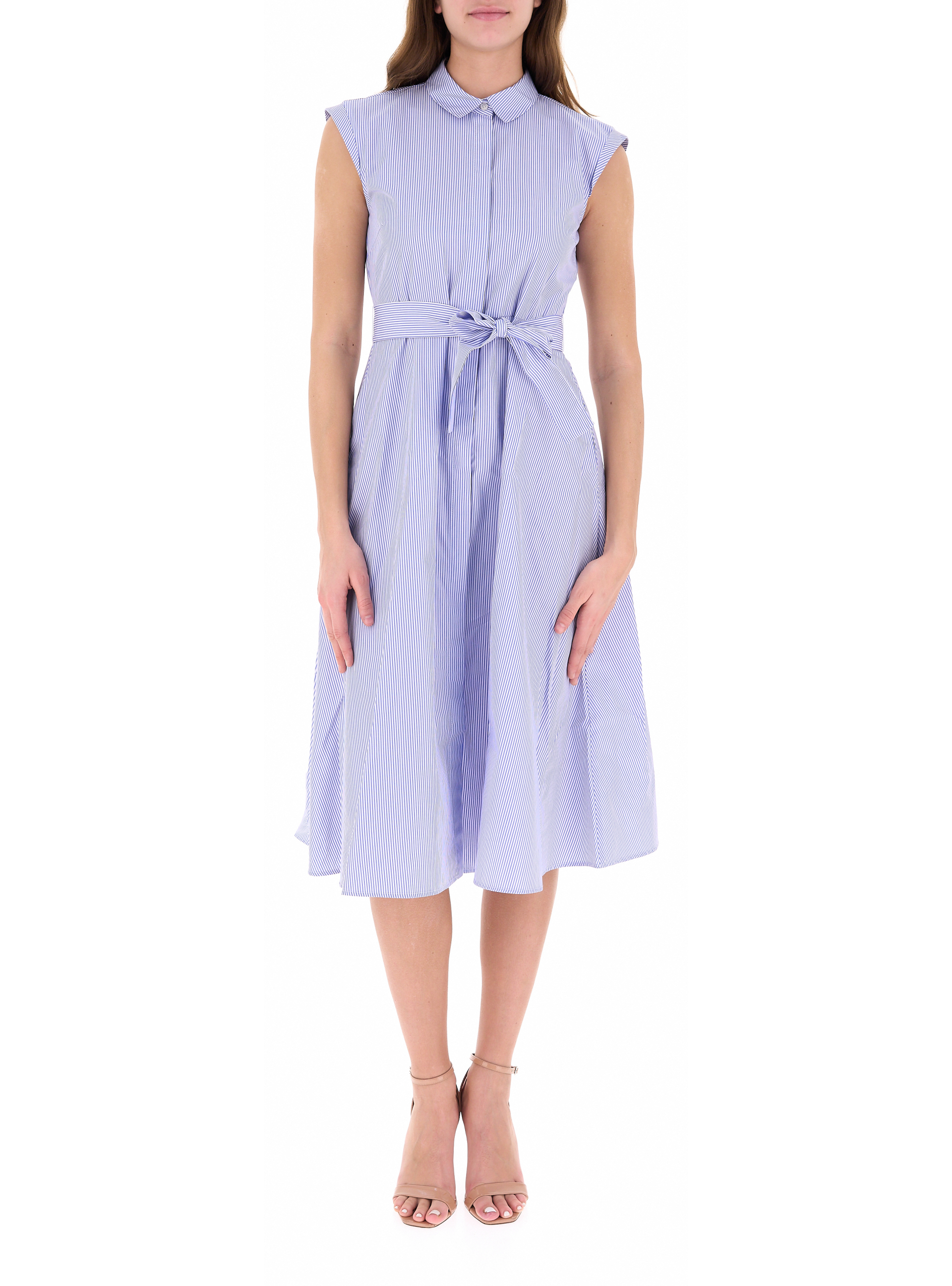 Chemisier in cotone AZZURRO